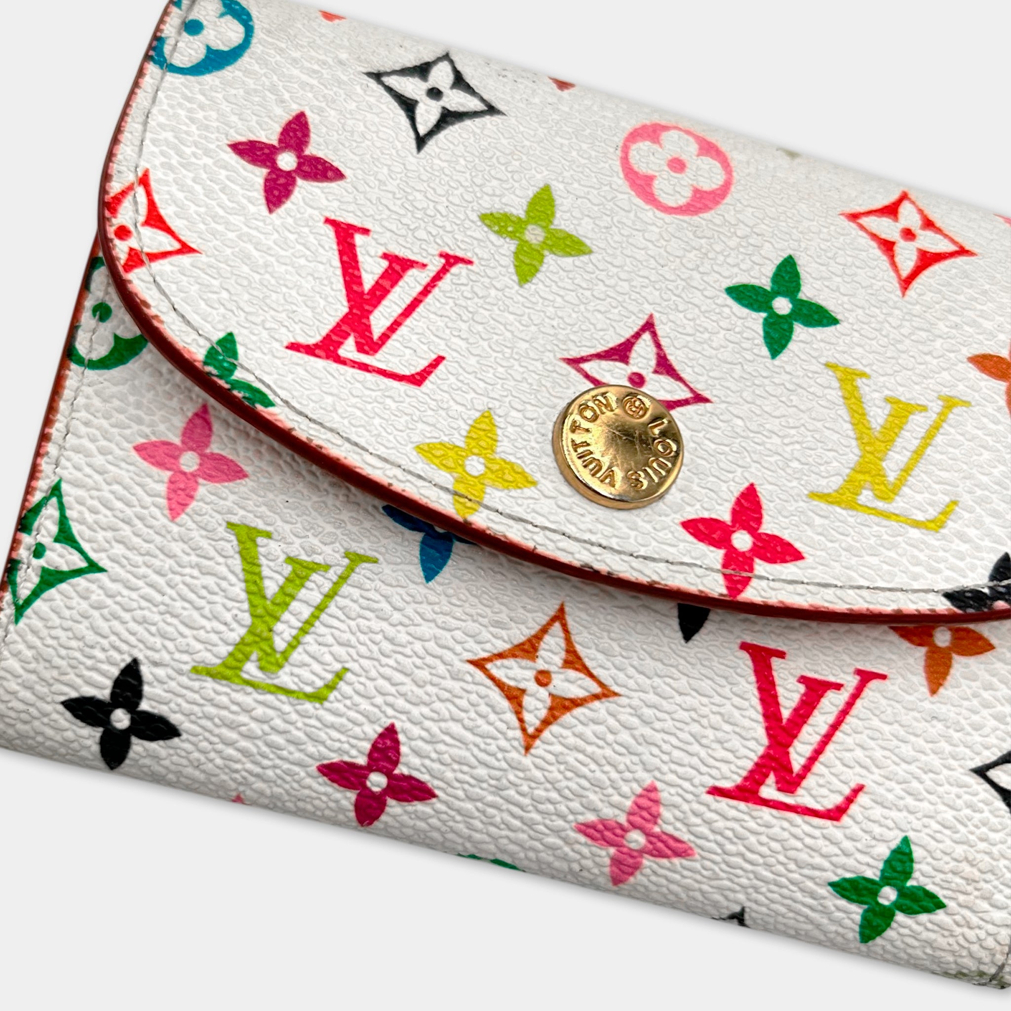 Louis Vuitton x Takashi Murakami Monogram Multicolor Porte Tresor Wallet