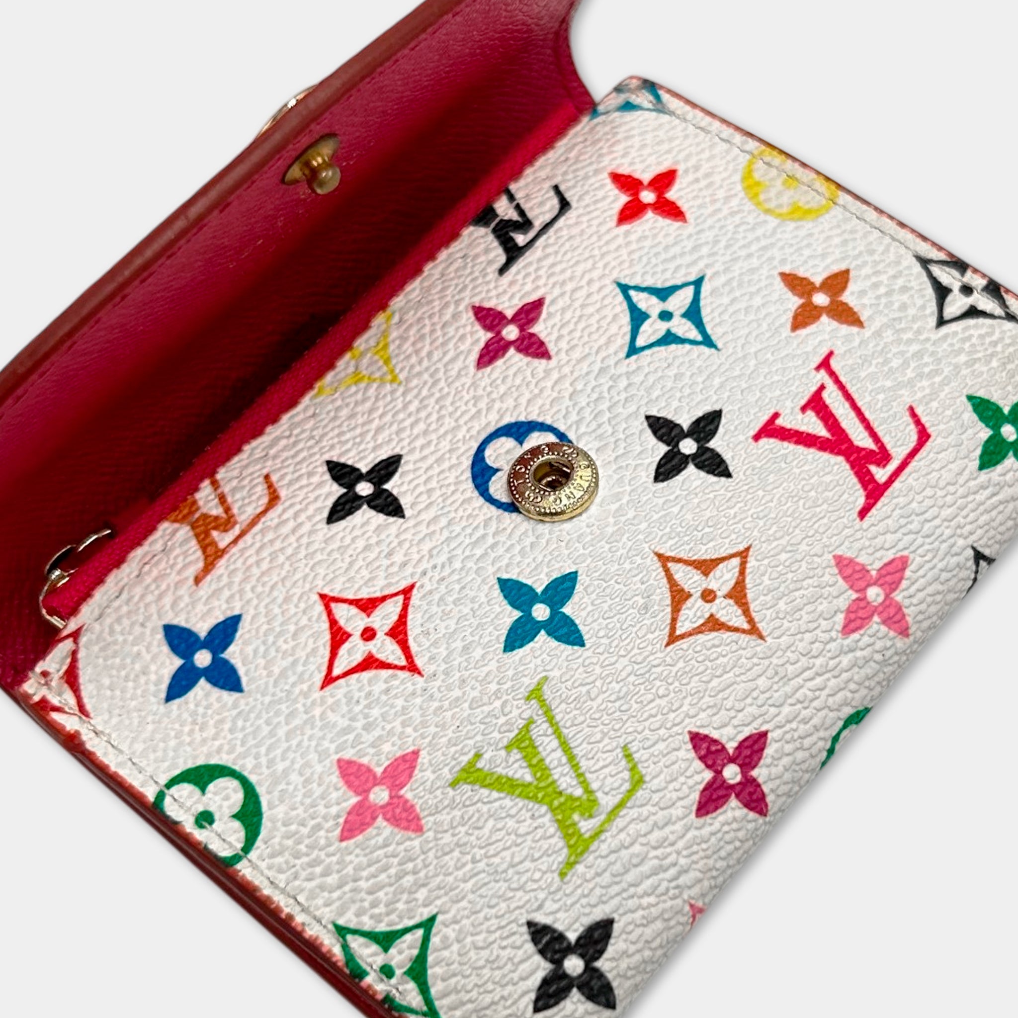 Louis Vuitton x Takashi Murakami Monogram Multicolor Porte Tresor Wallet