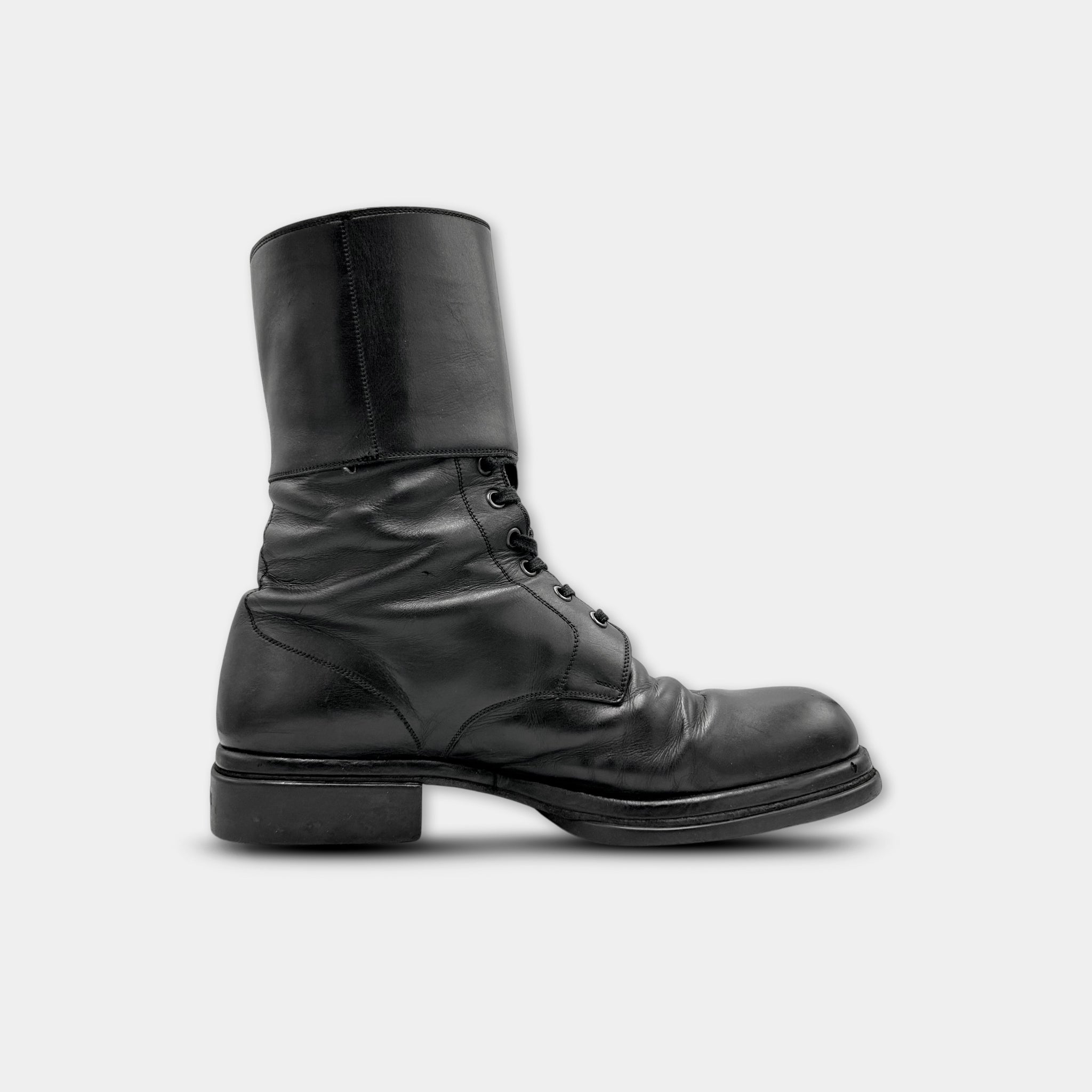 Louis Vuitton 2011 Double Buckle Combat Boots