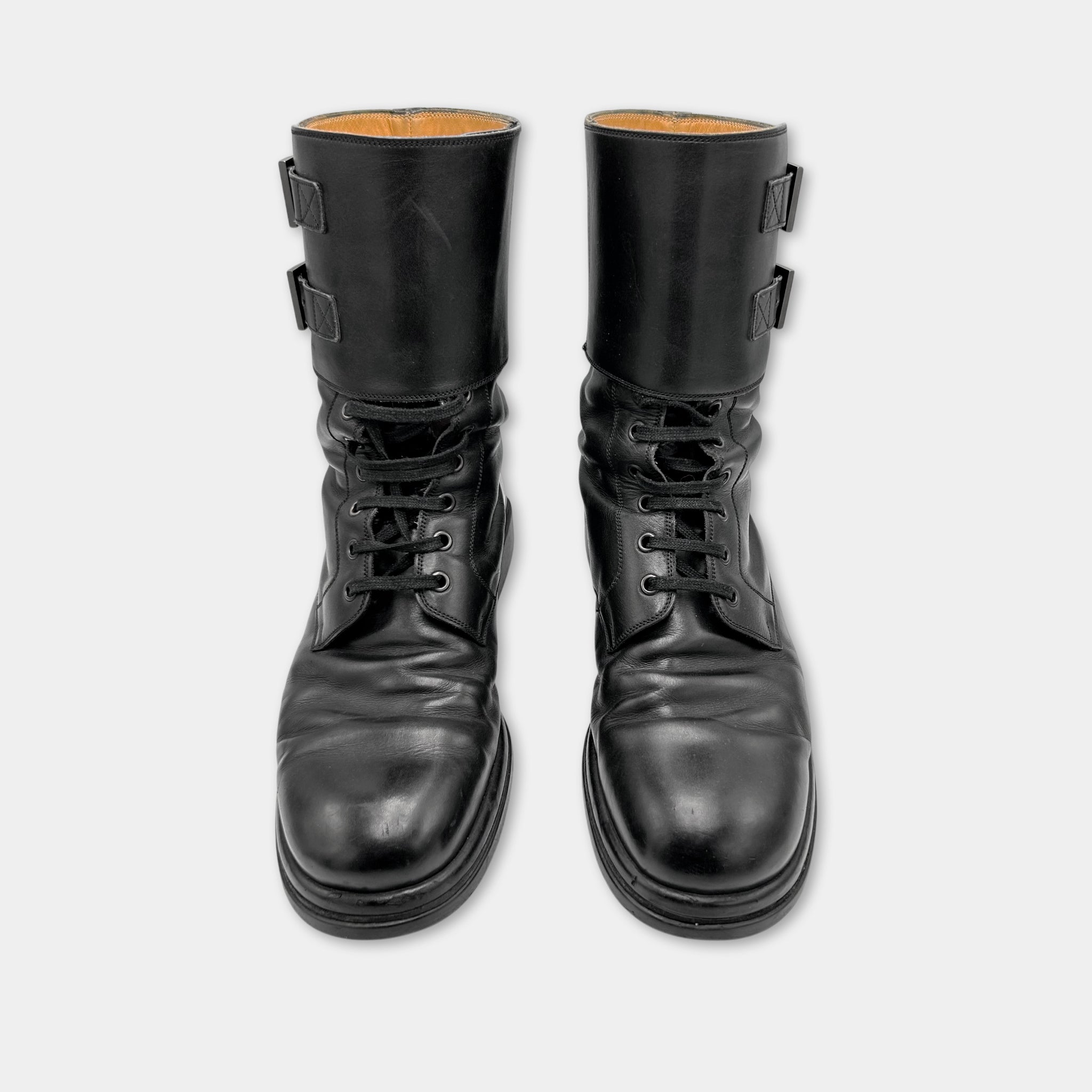 Louis Vuitton 2011 Double Buckle Combat Boots