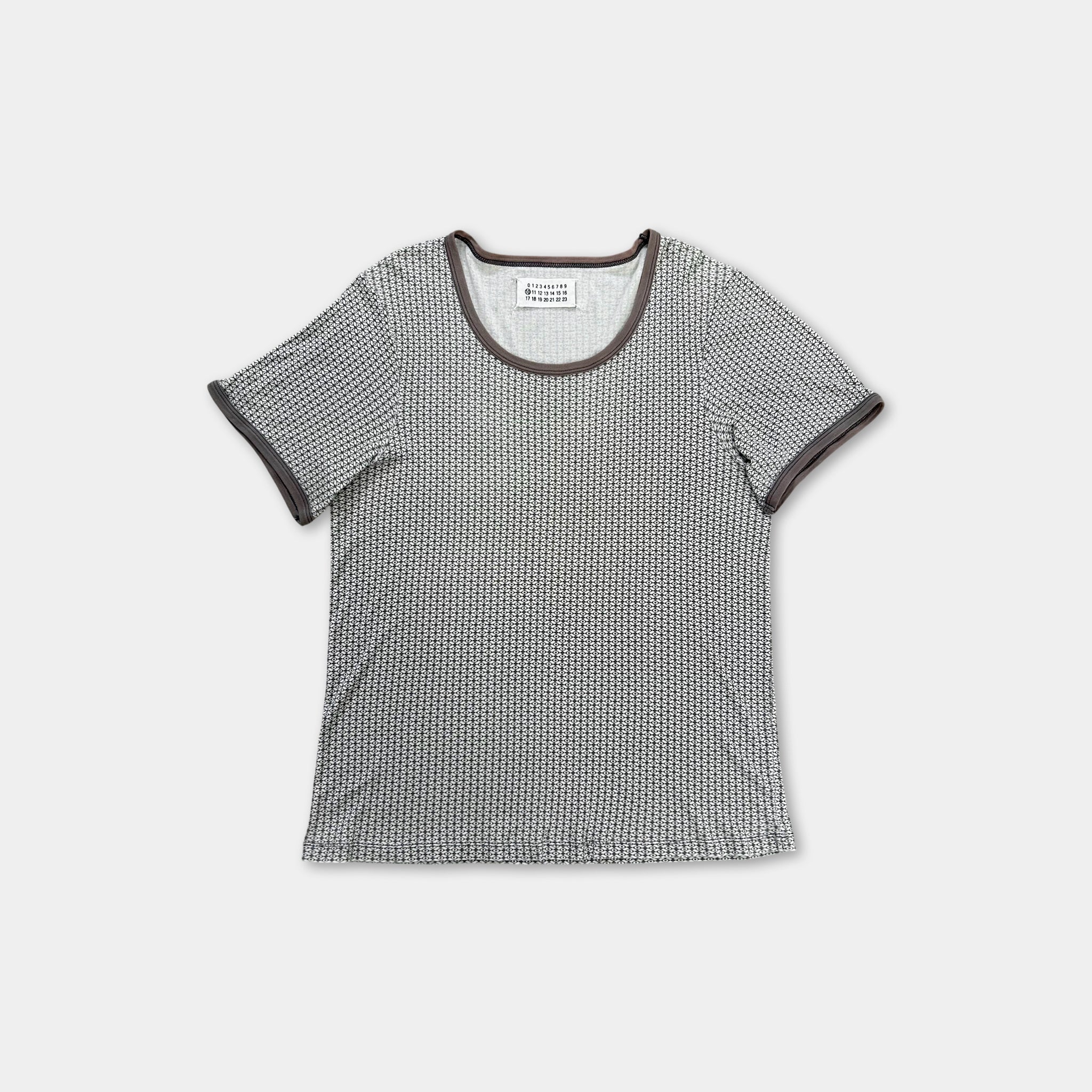 Maison Margiela MM10 Classic Brown Pattern T-Shirt