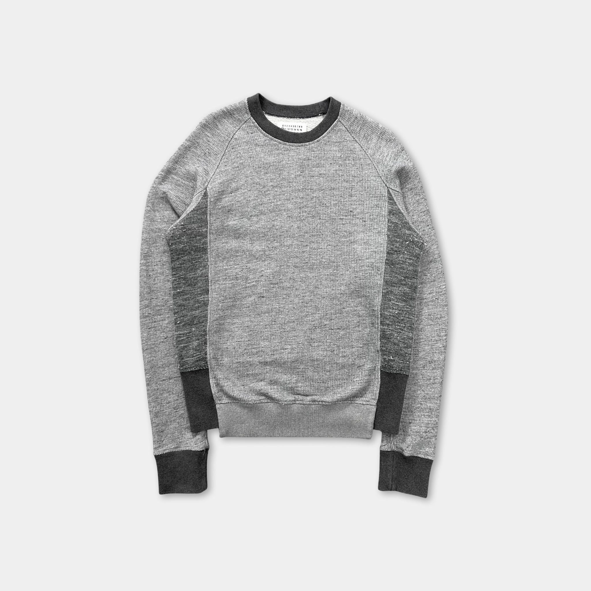 Maison Margiela MM10 Grey Fleece Sweatshirt