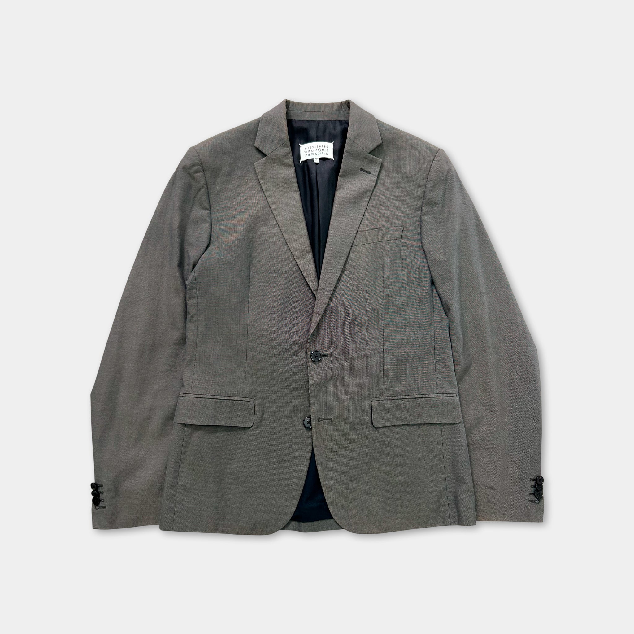 Maison Martin Margiela 2010s Gray Brown Washed Suit