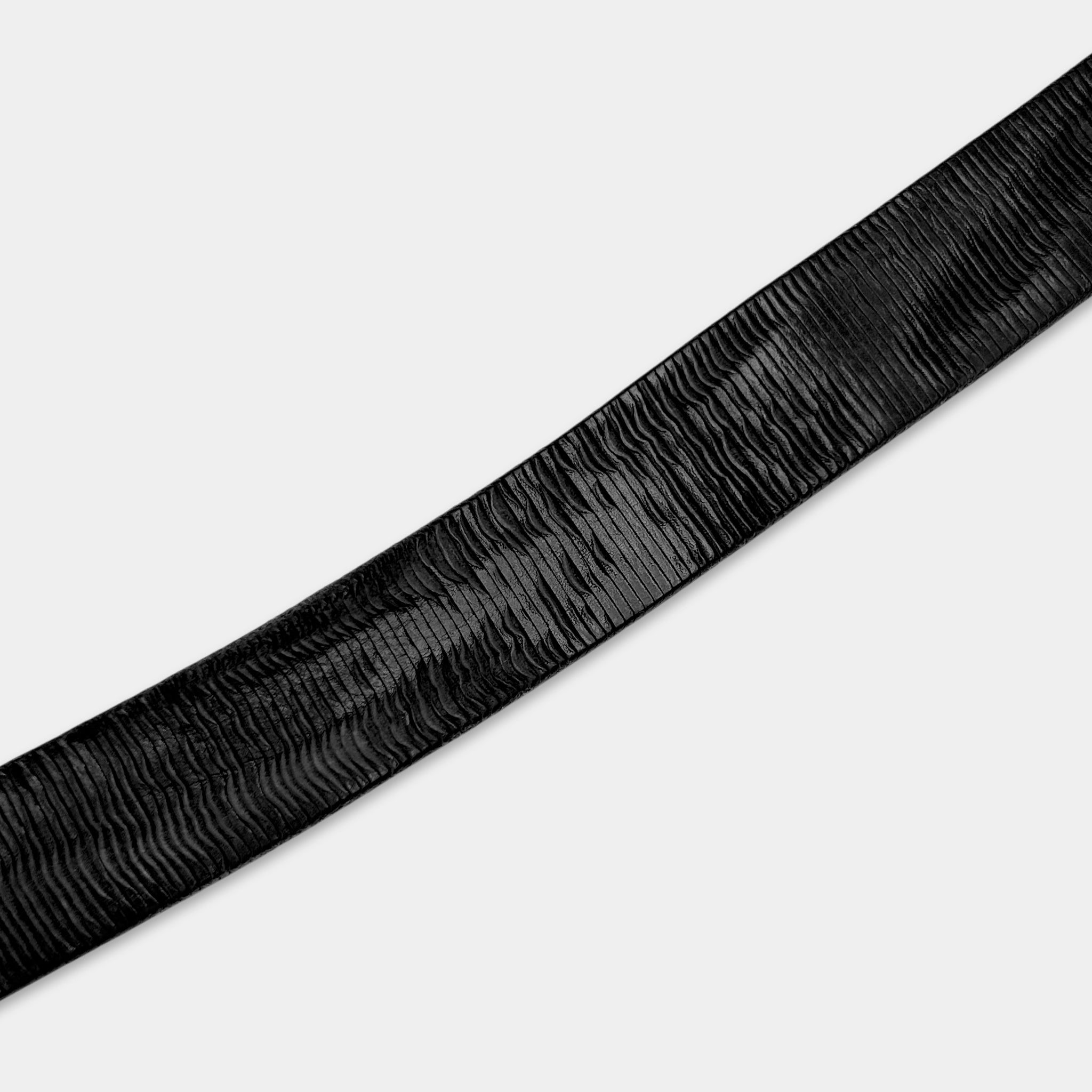 Maison Margiela MM1 Trompe L’œil "Corduroy" Embossed Leather Belt