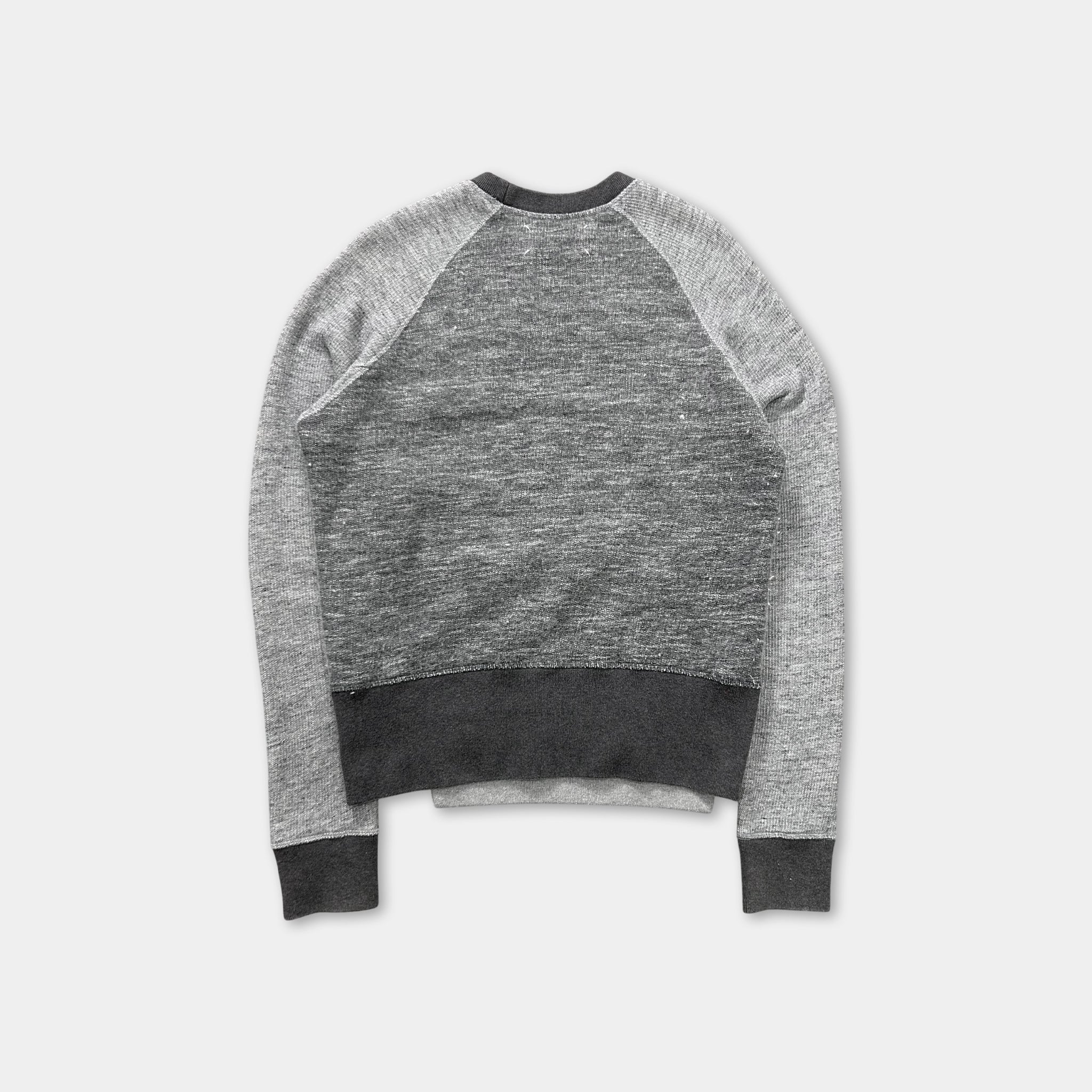 Maison Margiela MM10 Grey Fleece Sweatshirt