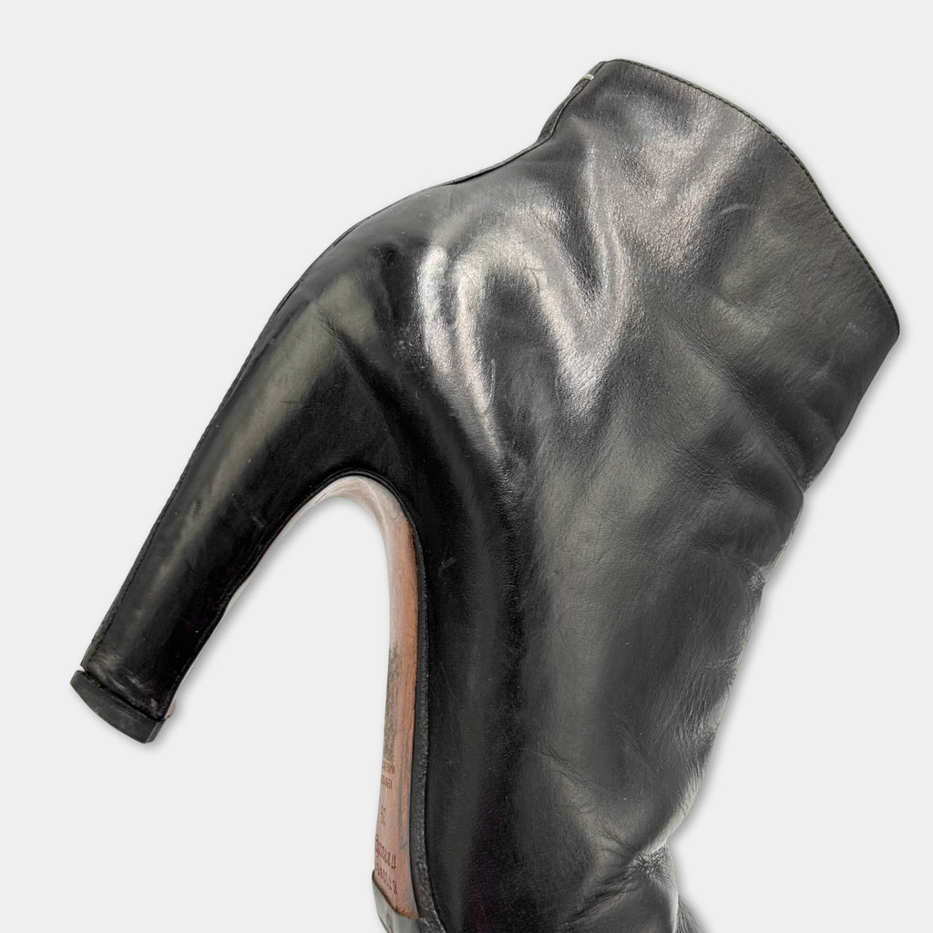 Maison Margiela Line 22 Leather Heeled Boots