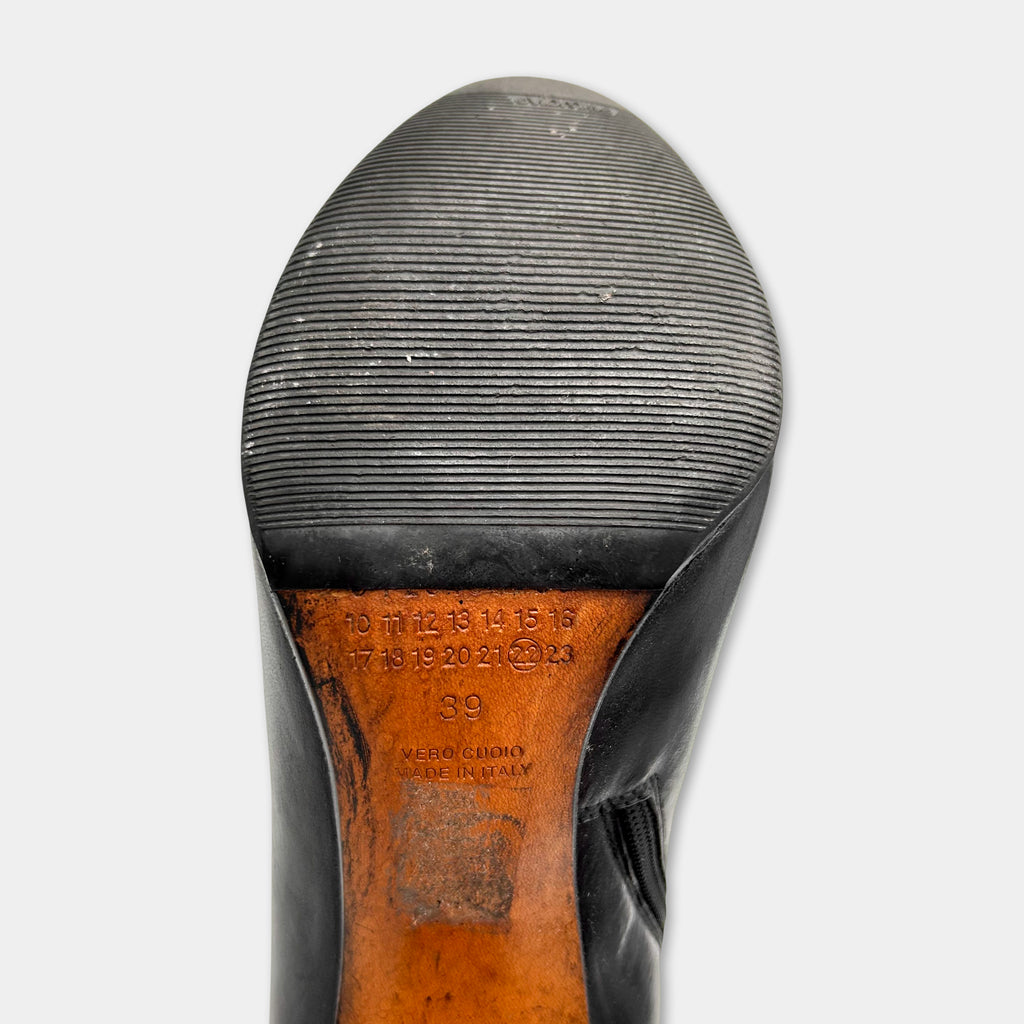 Maison Margiela Line 22 Leather Heeled Boots
