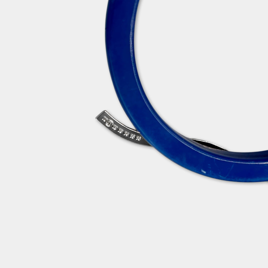 Maison Margiela MM11 SS10 Geometric Blue Plastic Bracelet
