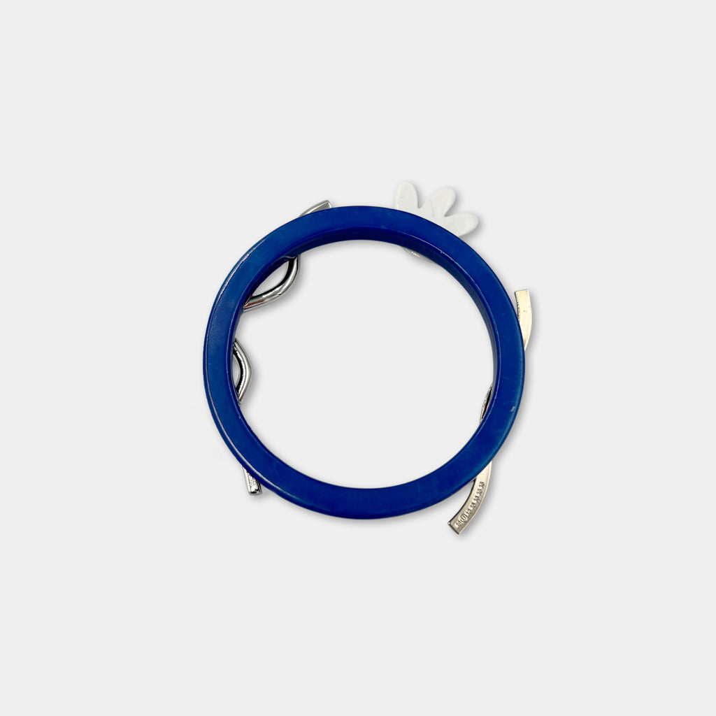 Maison Margiela MM11 SS10 Geometric Blue Plastic Bracelet