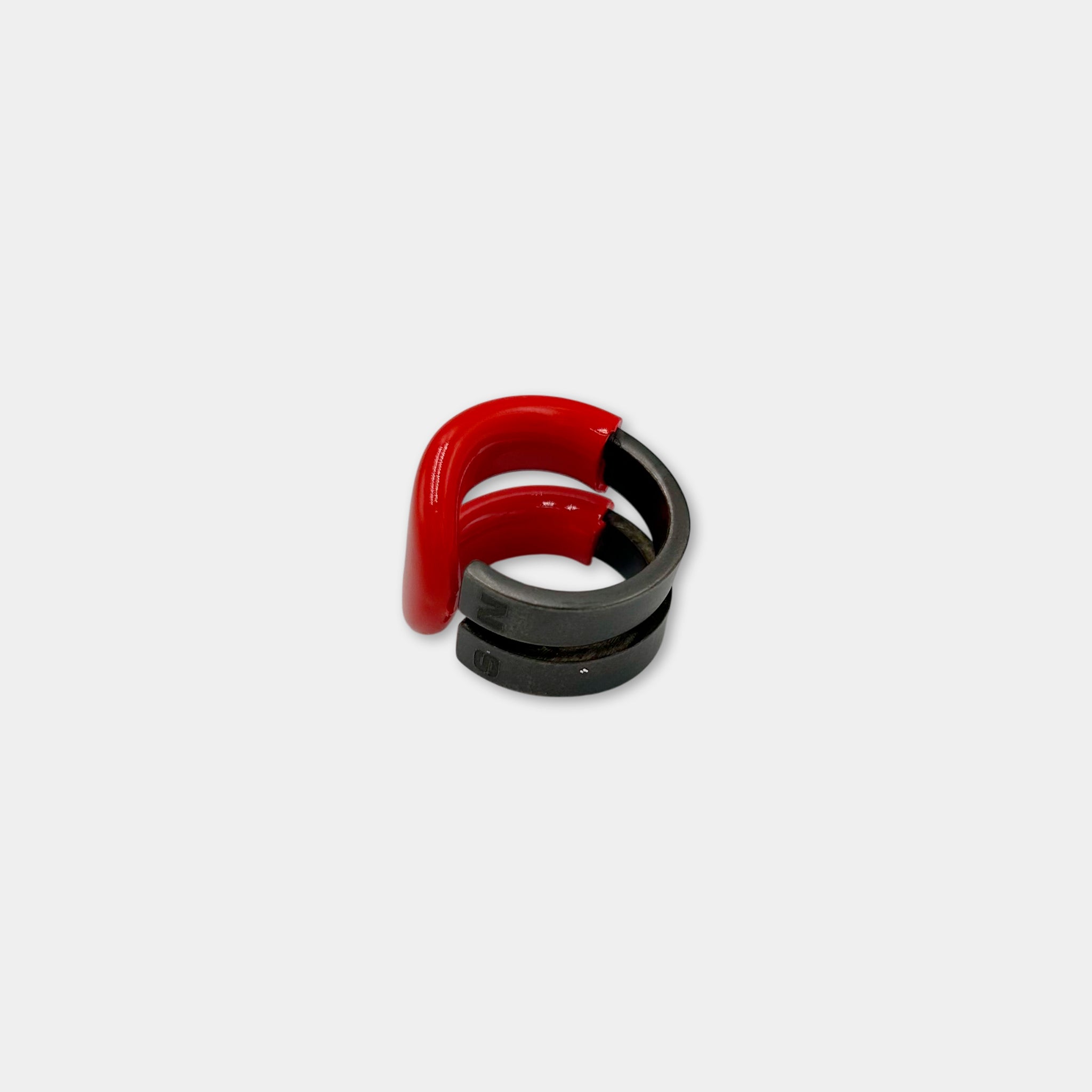 Maison Martin Margiela MM11 Circular Ring Red Black