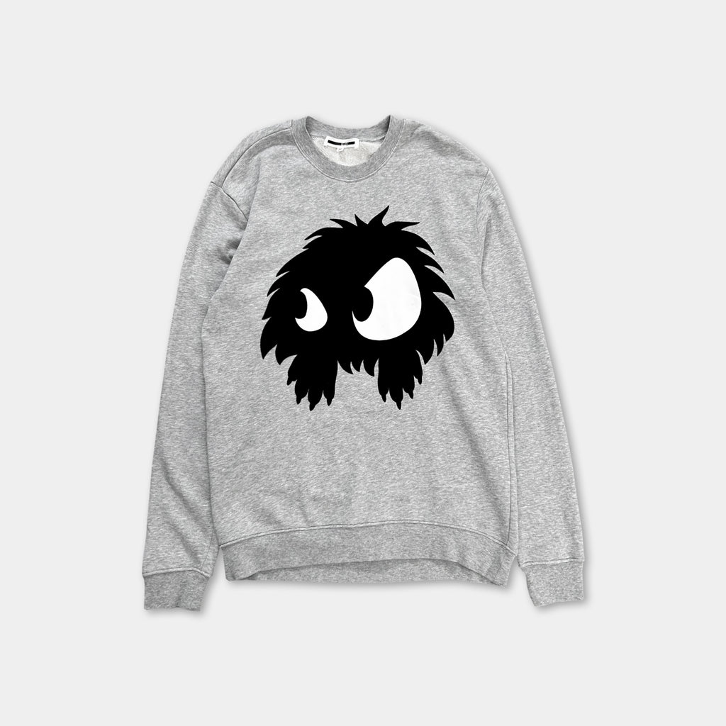 Alexander Mcqueen Grey Heathered Cotton Jersey