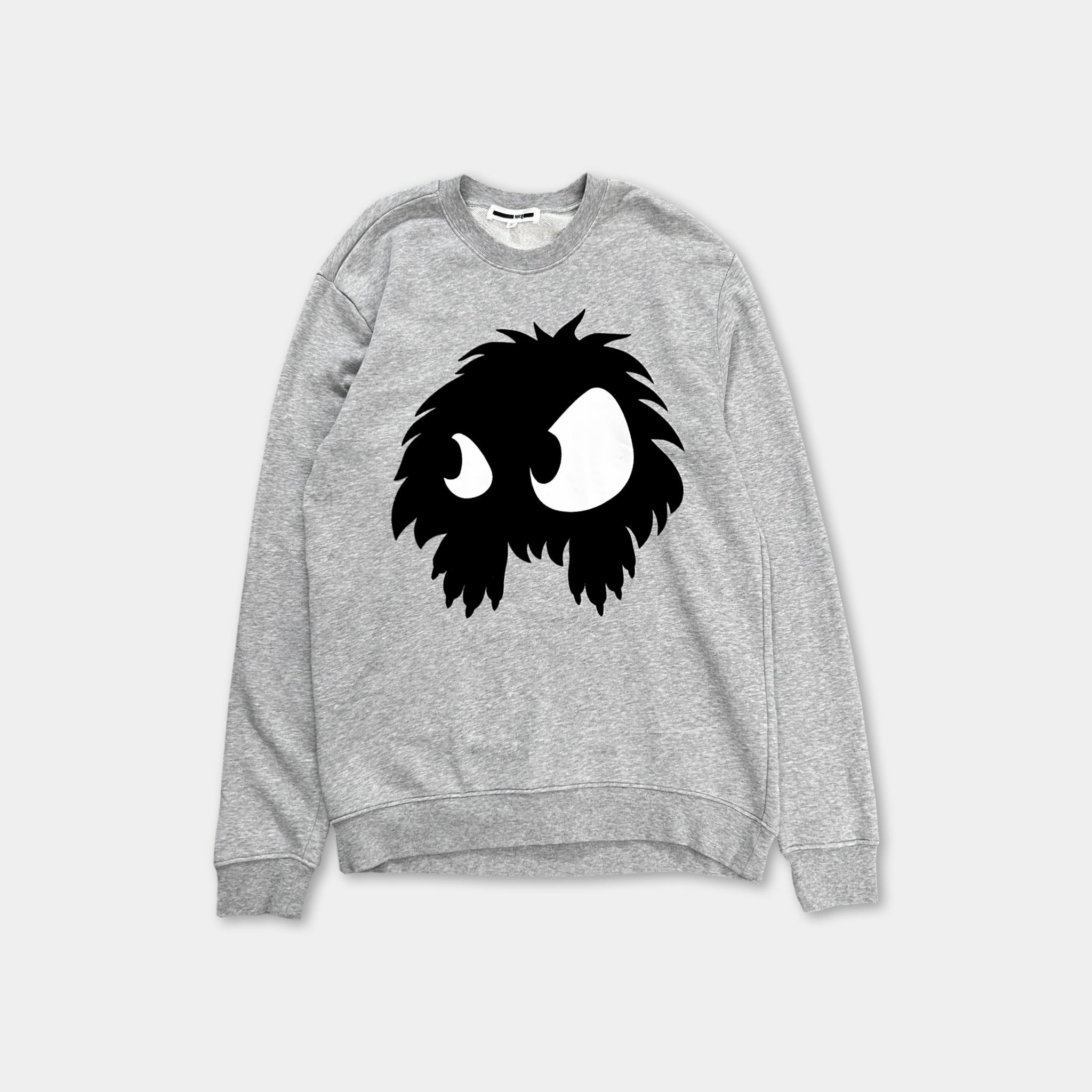 Alexander Mcqueen Grey Heathered Cotton Jersey