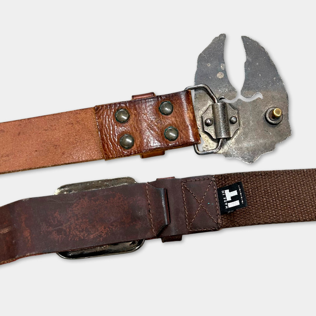 Alexander McQueen Buckle Leather Belt