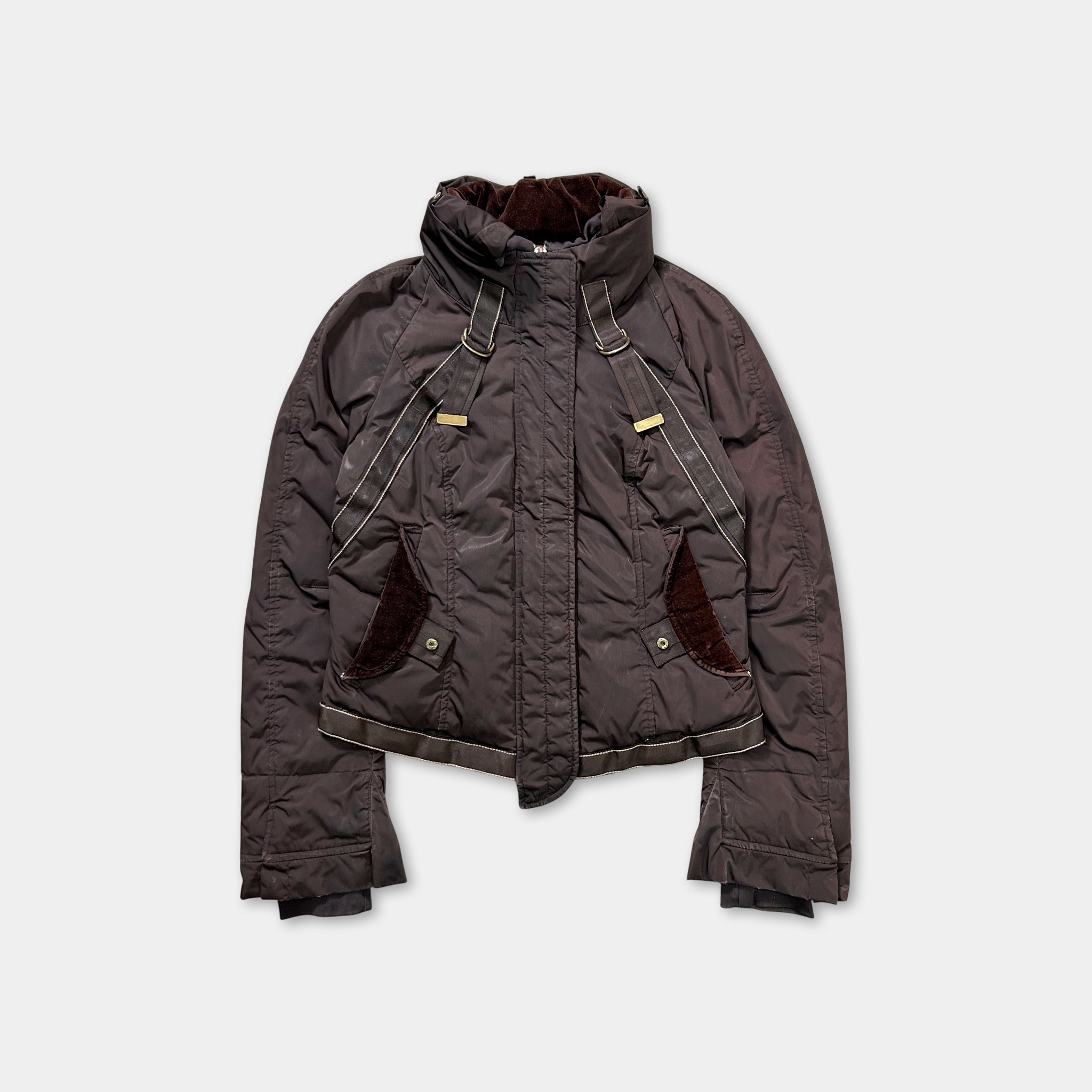 Marithé + François Girbaud Parachute Brown Jacket