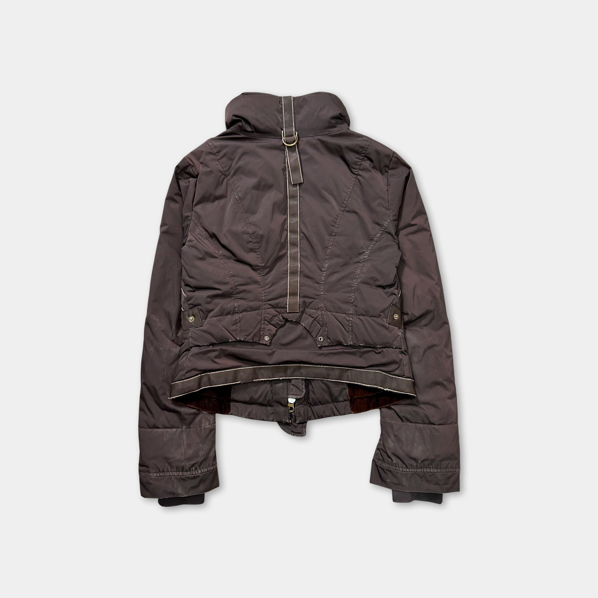 Marithé + François Girbaud Parachute Brown Jacket