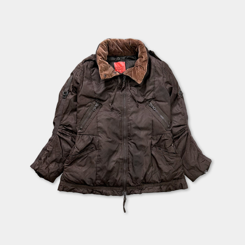 Marithé + François Girbaud Brown Parachute Jacket