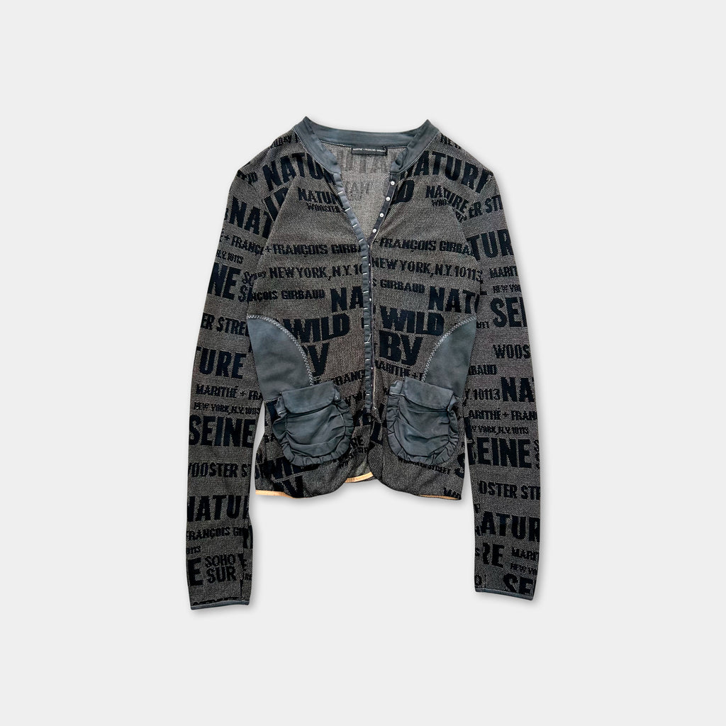 Marithé + François Girbaud  Coquette Knit Cardigan