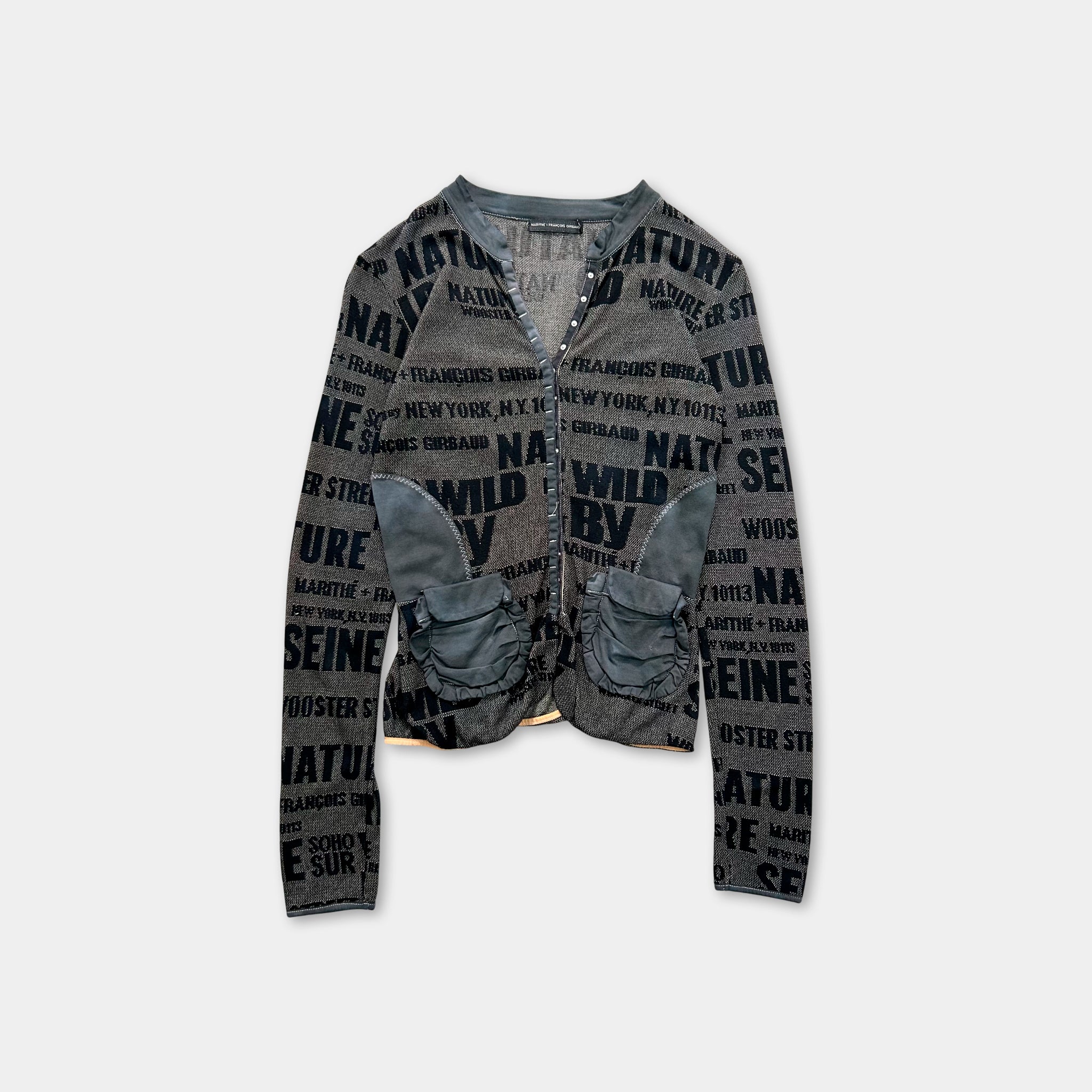 Marithé + François Girbaud  Coquette Knit Cardigan