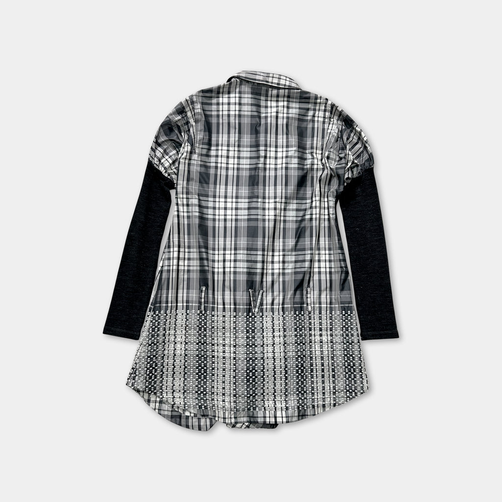 Marithé + François Girbaud Plaid Longsleeve Dress