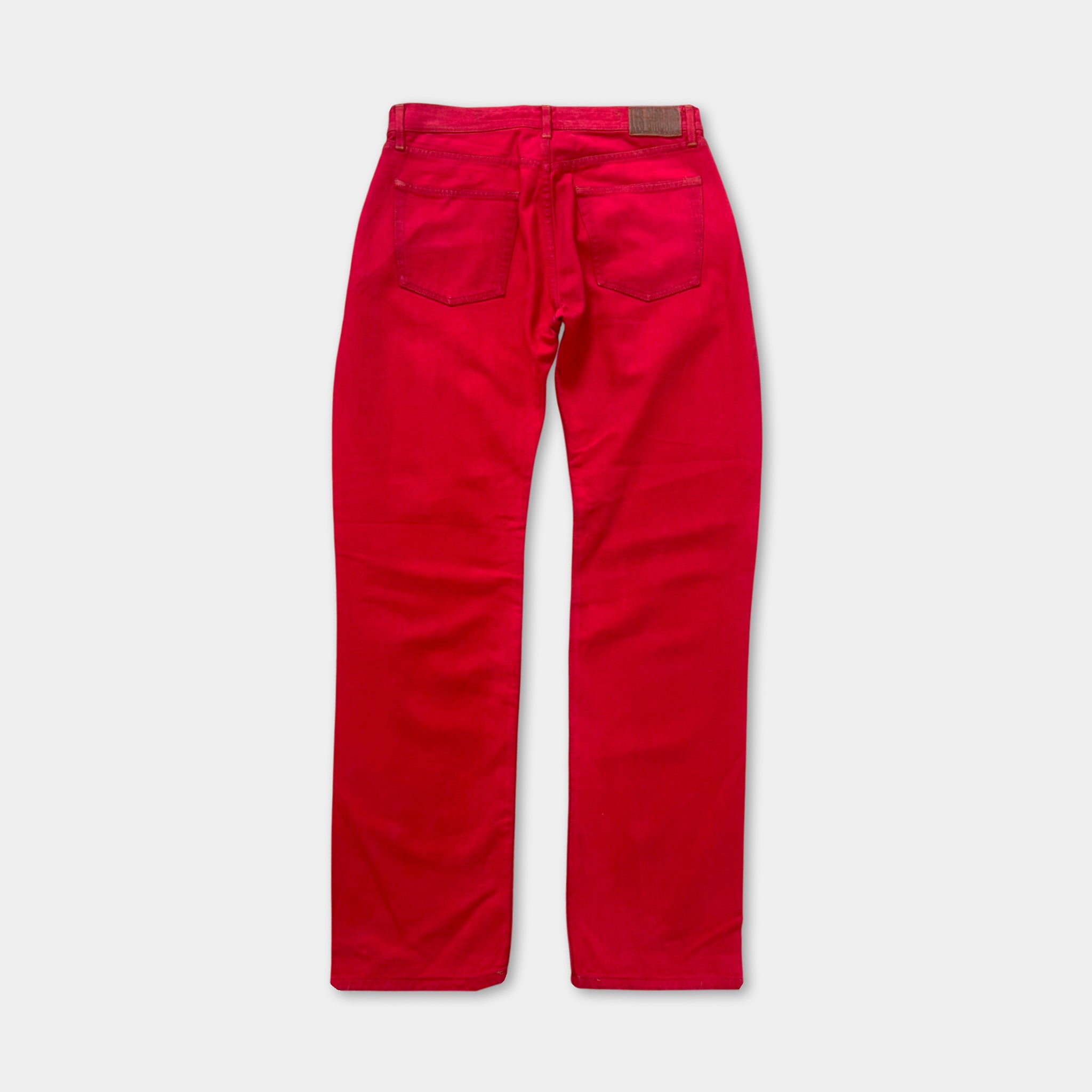 1990s Marithé + François Girbaud Red Jeans