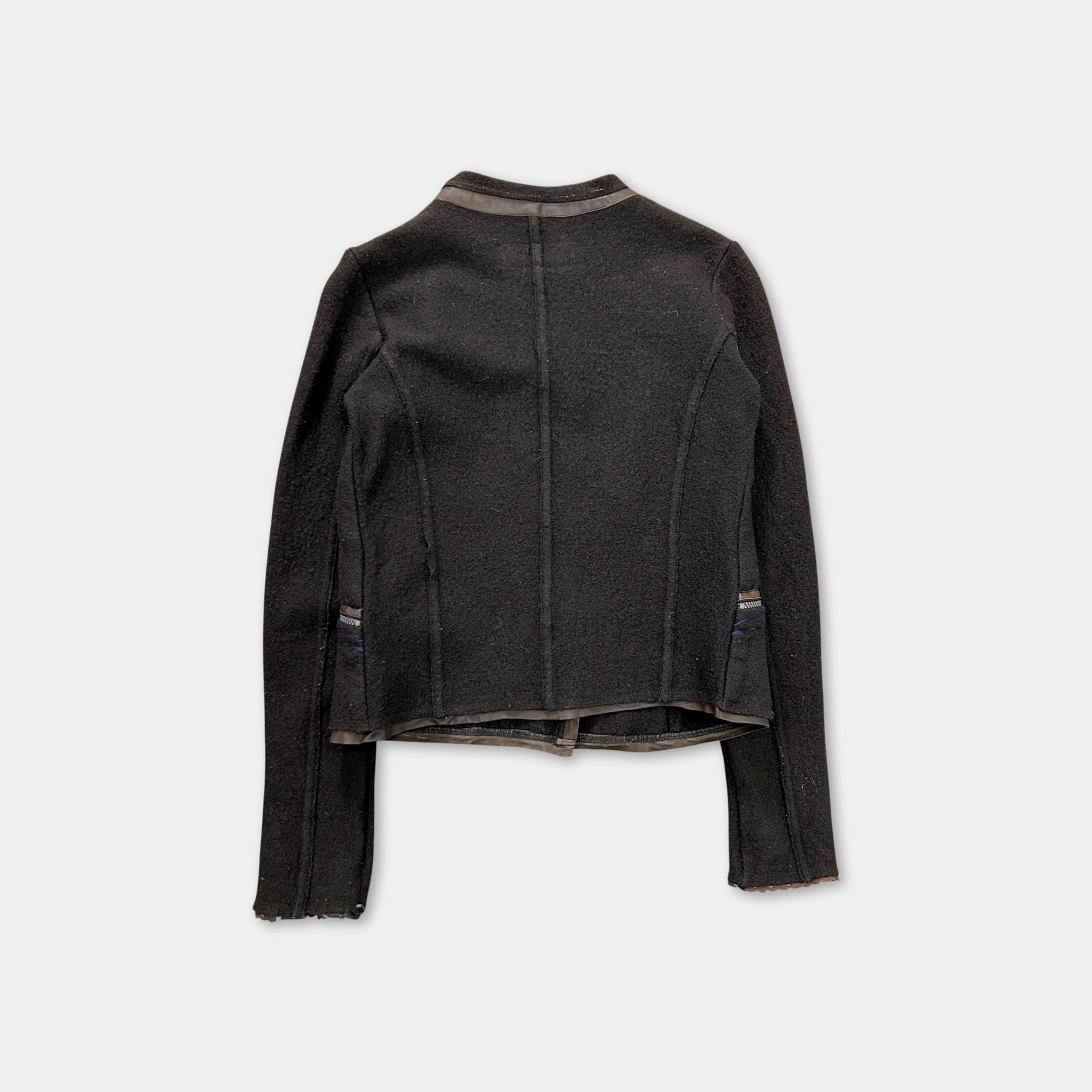 Marithé + François Girbaud Vintage Brown Wool Jacket