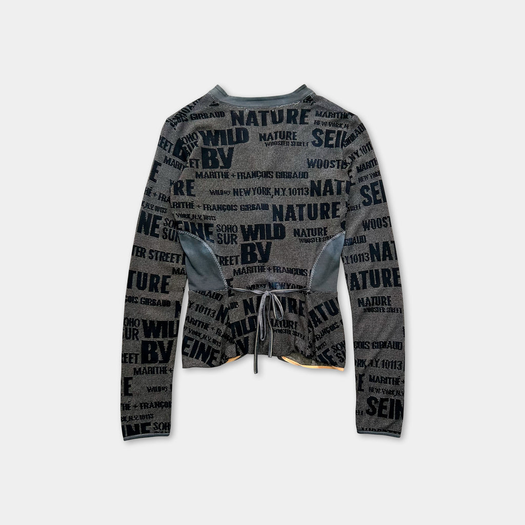 Marithé + François Girbaud  Coquette Knit Cardigan