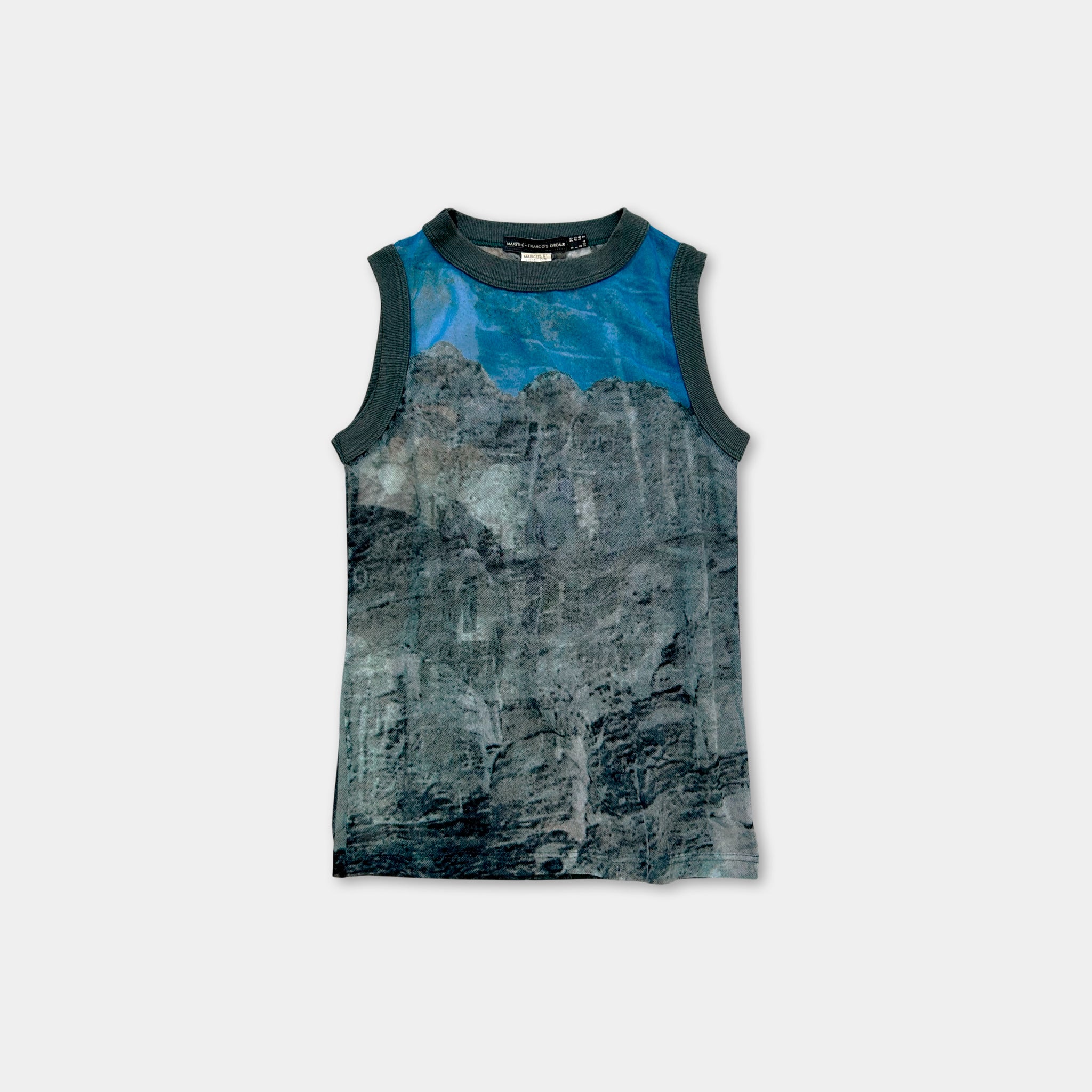 Marithé + François Girbaud Graphic Mesh Top
