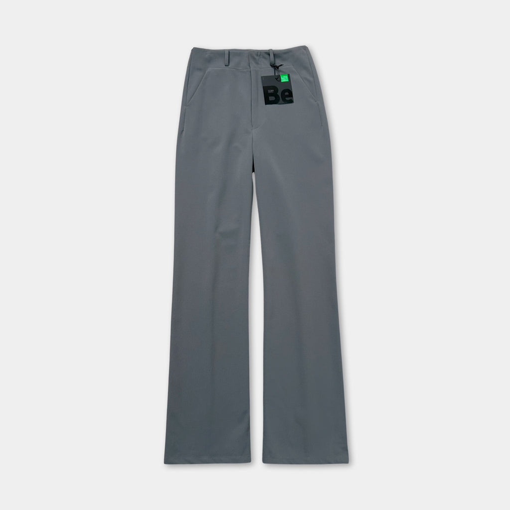 Marithé + François Girbaud Grey Nylon Straight Leg Pants