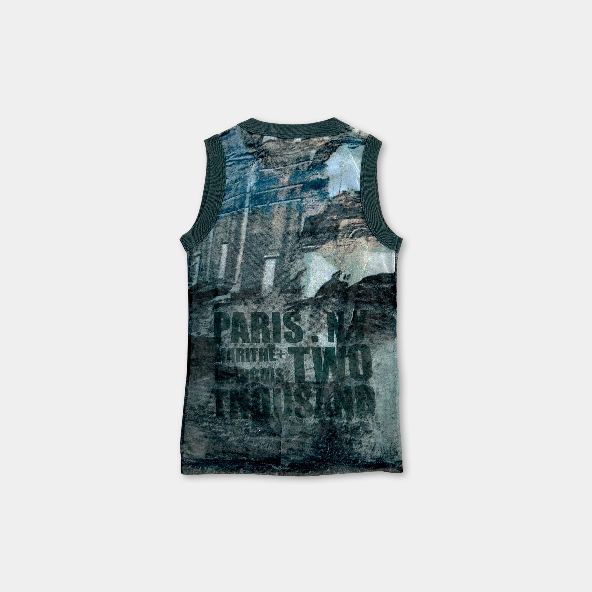 Marithé + François Girbaud Graphic Mesh Top