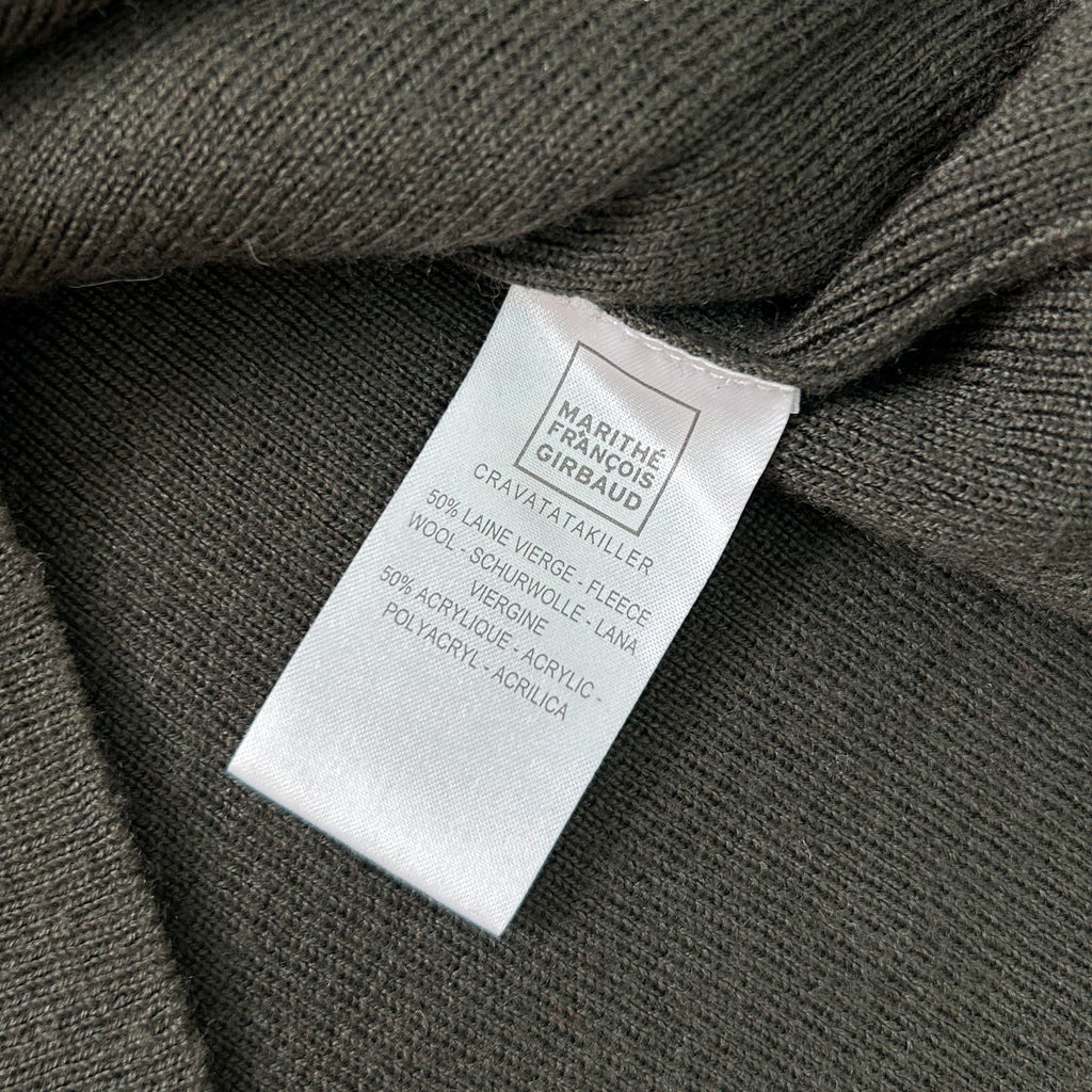 Marithé + François Girbaud Green Collar Knitted Longsleeve