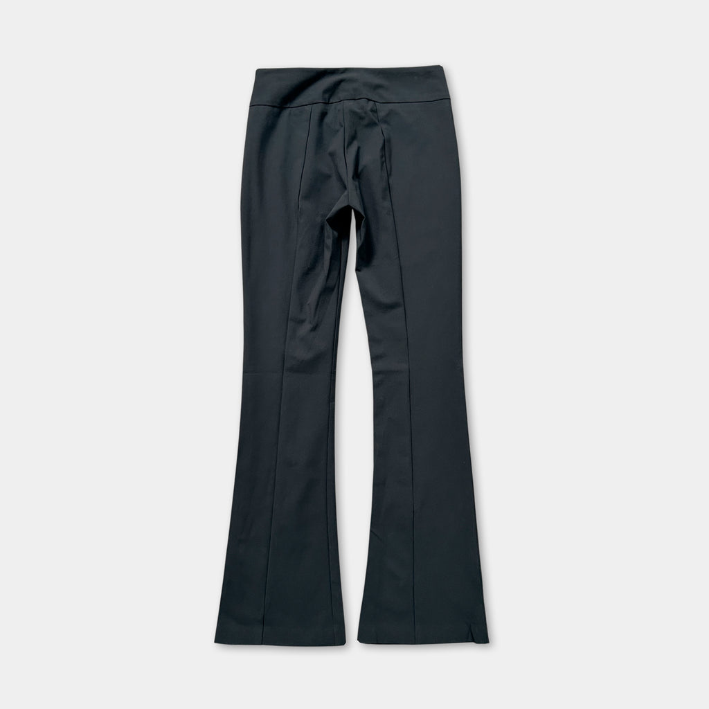 Marithé + François Girbaud Black Flared Nylon Pants