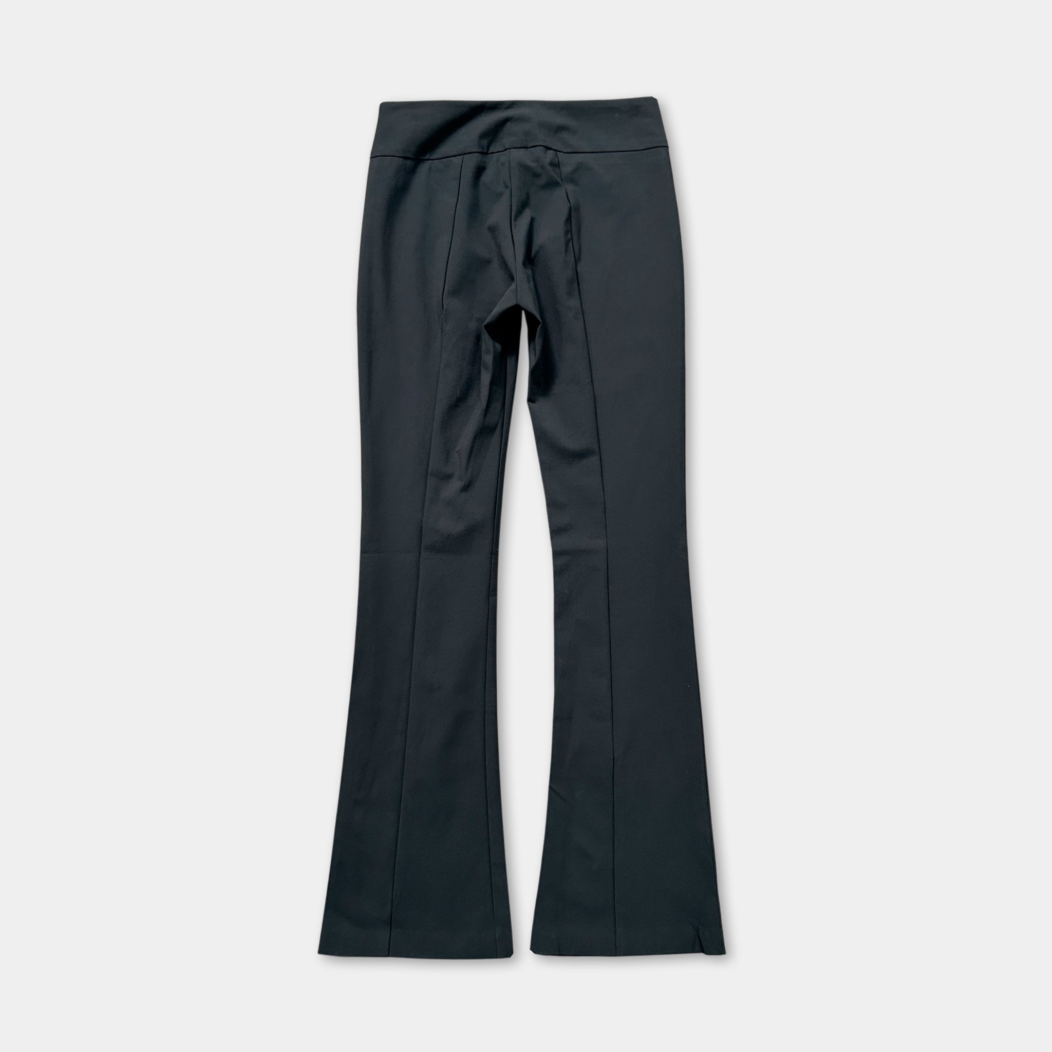 Marithé + François Girbaud Black Flared Nylon Pants