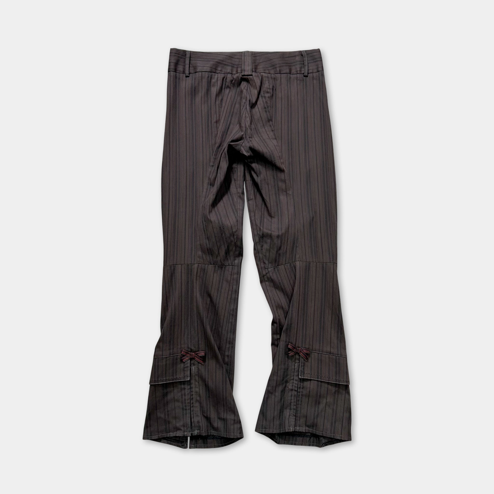 Marithé + François Girbaud Striped Flared Pants
