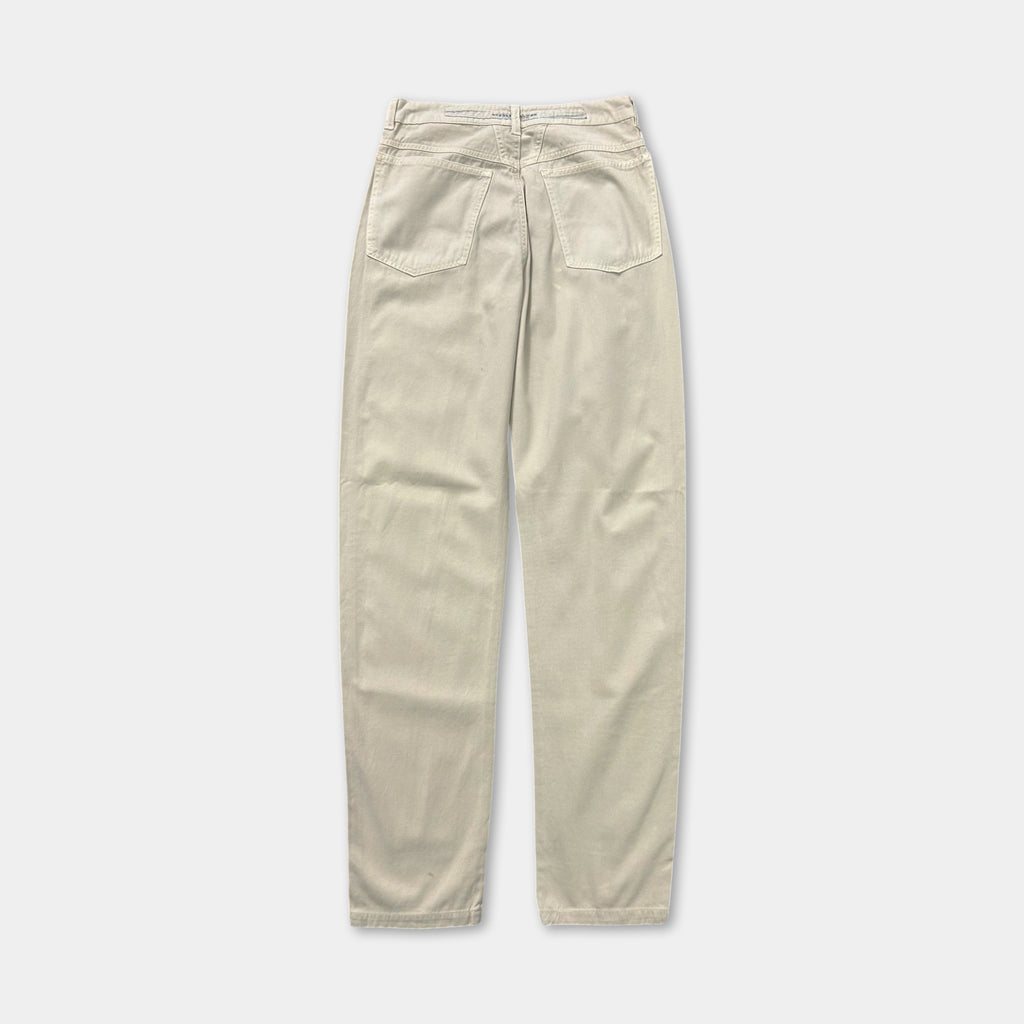 Marithé + François Girbaud 1990s Beige Carpenter Pants