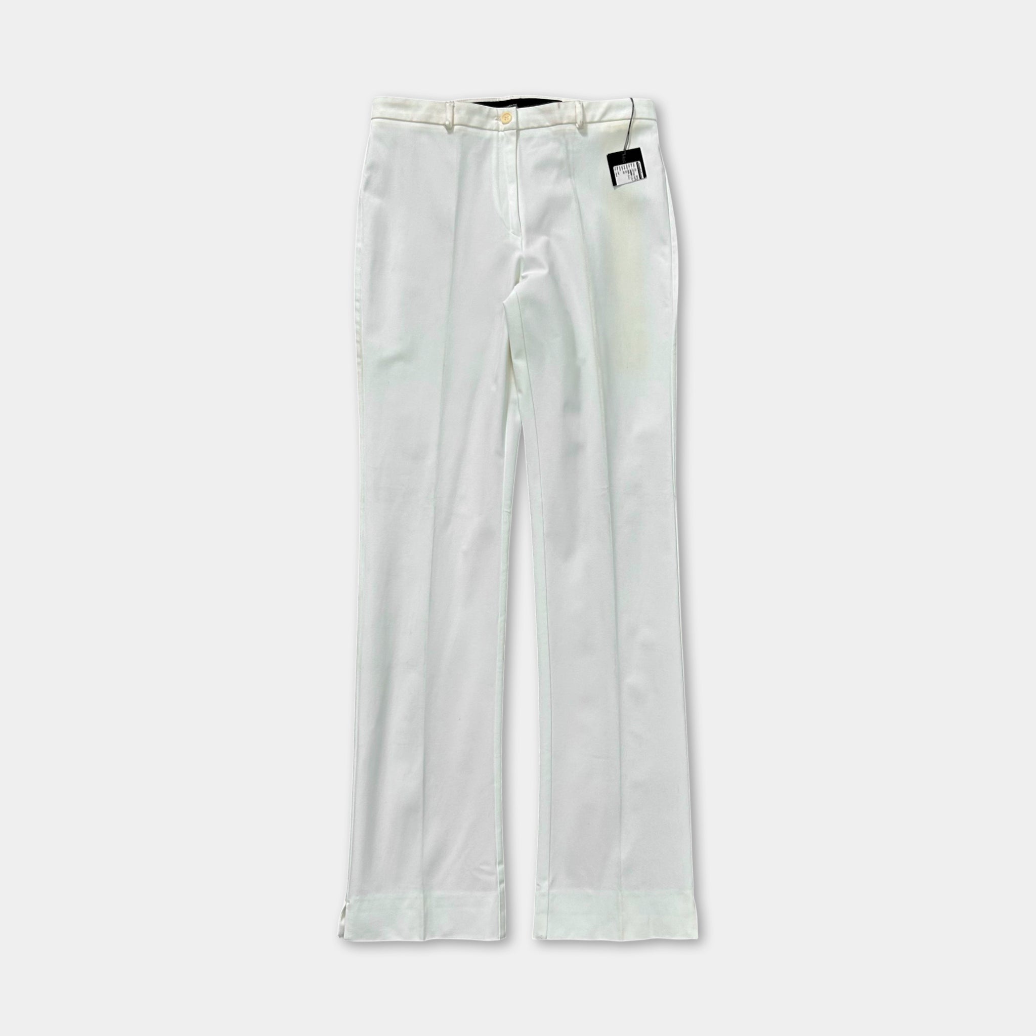 Marithé + François Girbaud White Straight Leg Pants