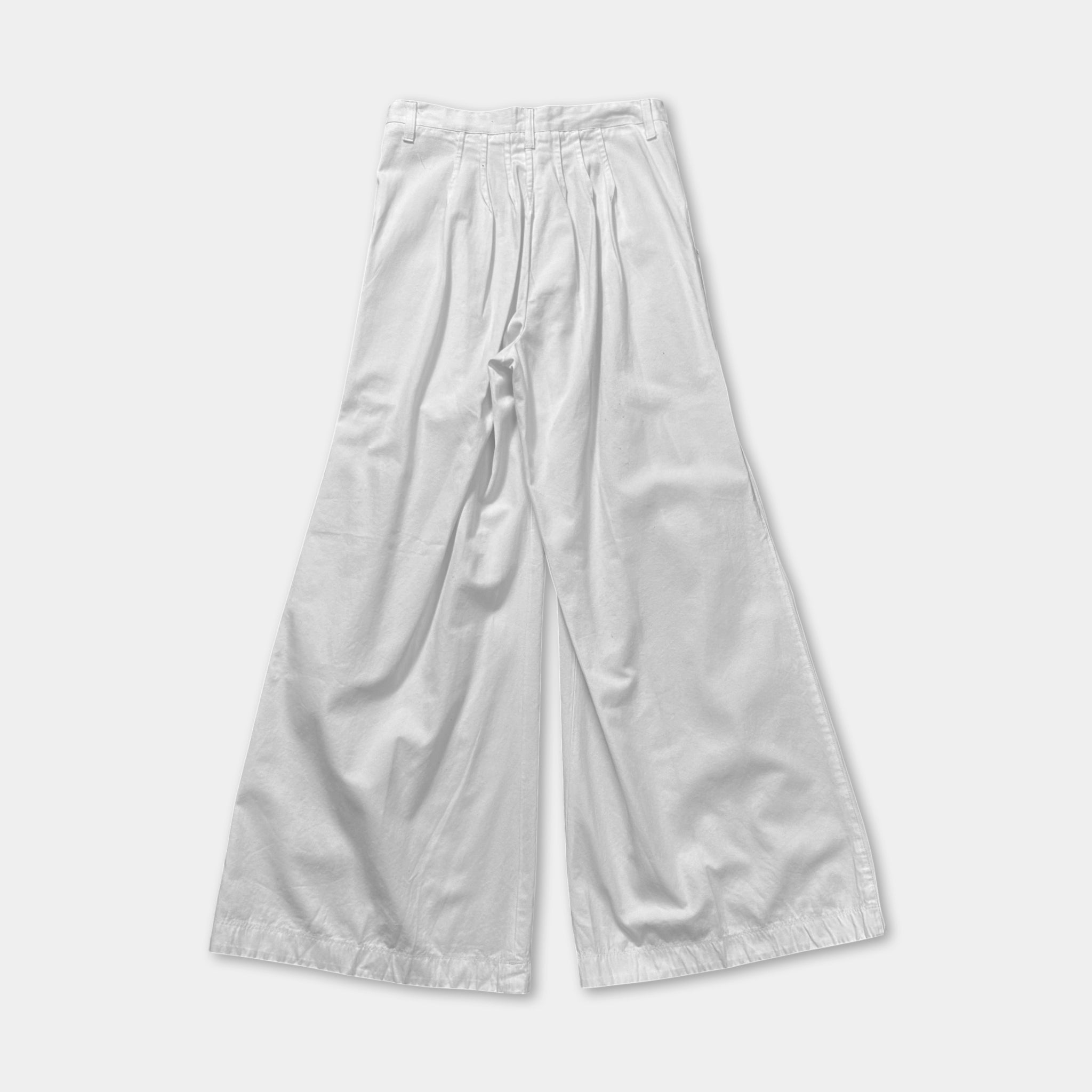 Marithé + François Girbaud White Flare Pants
