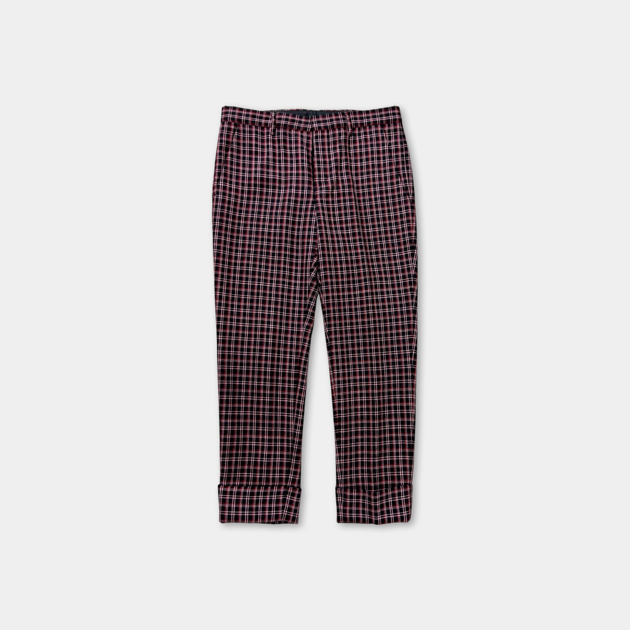 Miu Miu 3/4 Checkered Pants