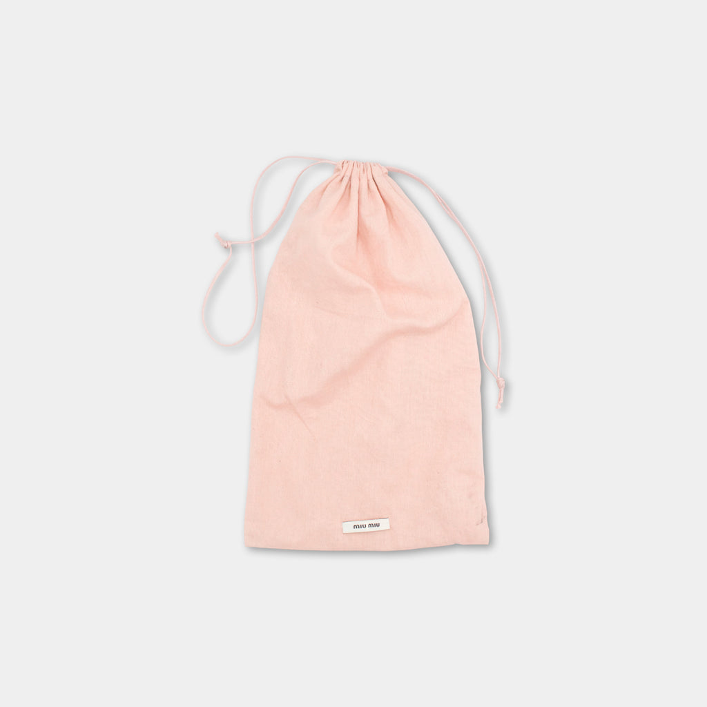 Miu Miu Rhinestones Ballerina Shoes