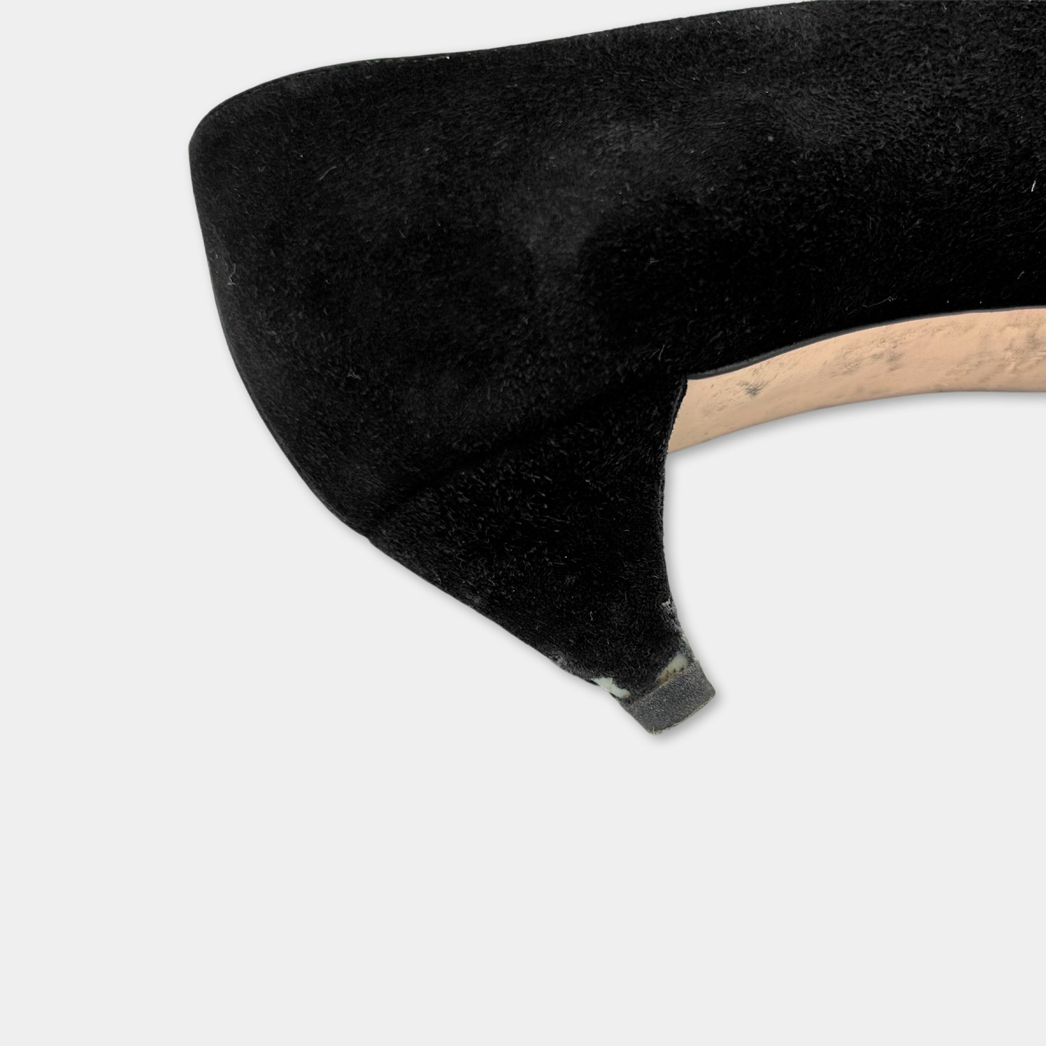 Miu Miu Black Suede Heels