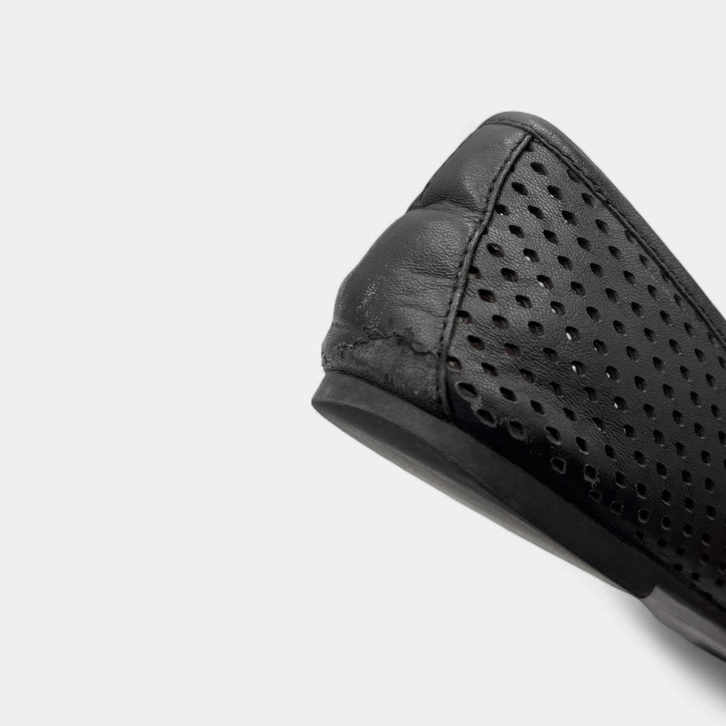 Marc Jacobs Vintage Perforated Leather Mouse Ballet Flats