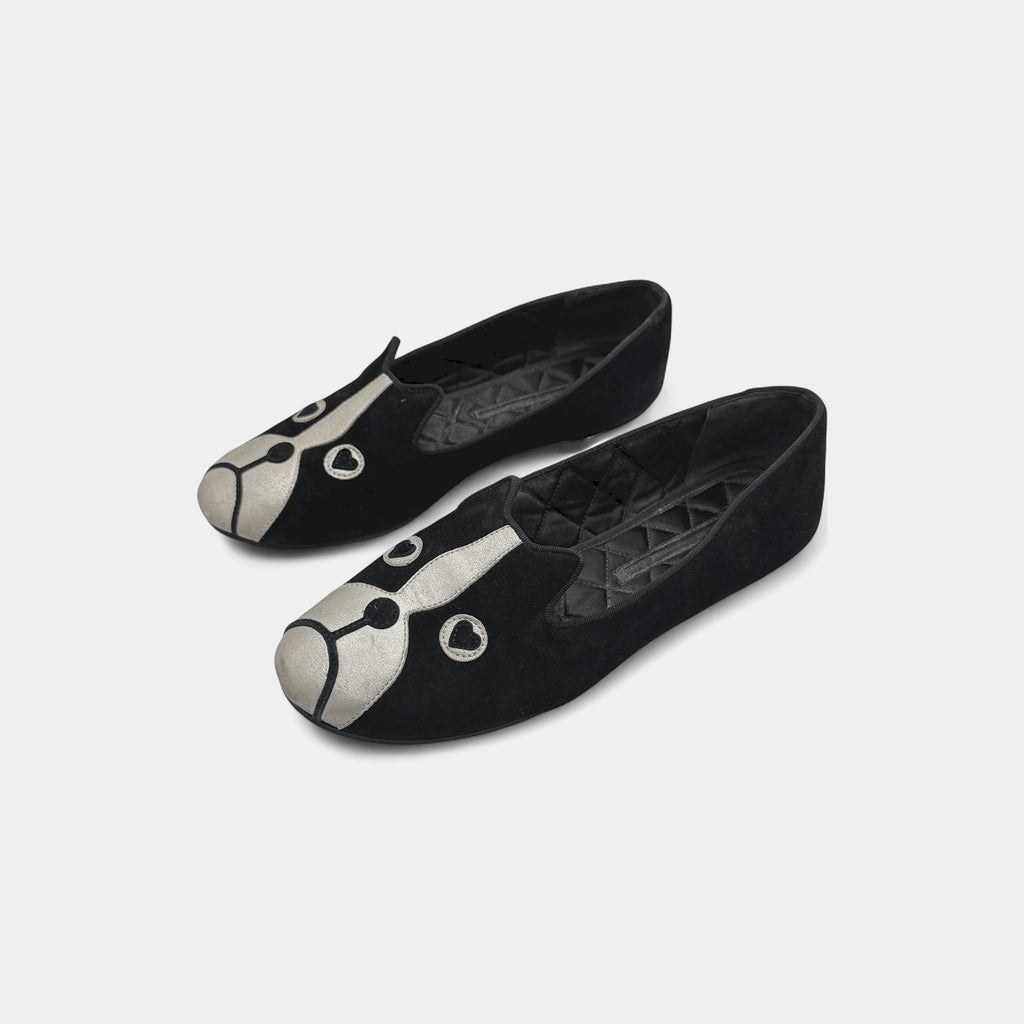 Marc Jacobs "Friends of Mine"  Dog Slip-On Flats