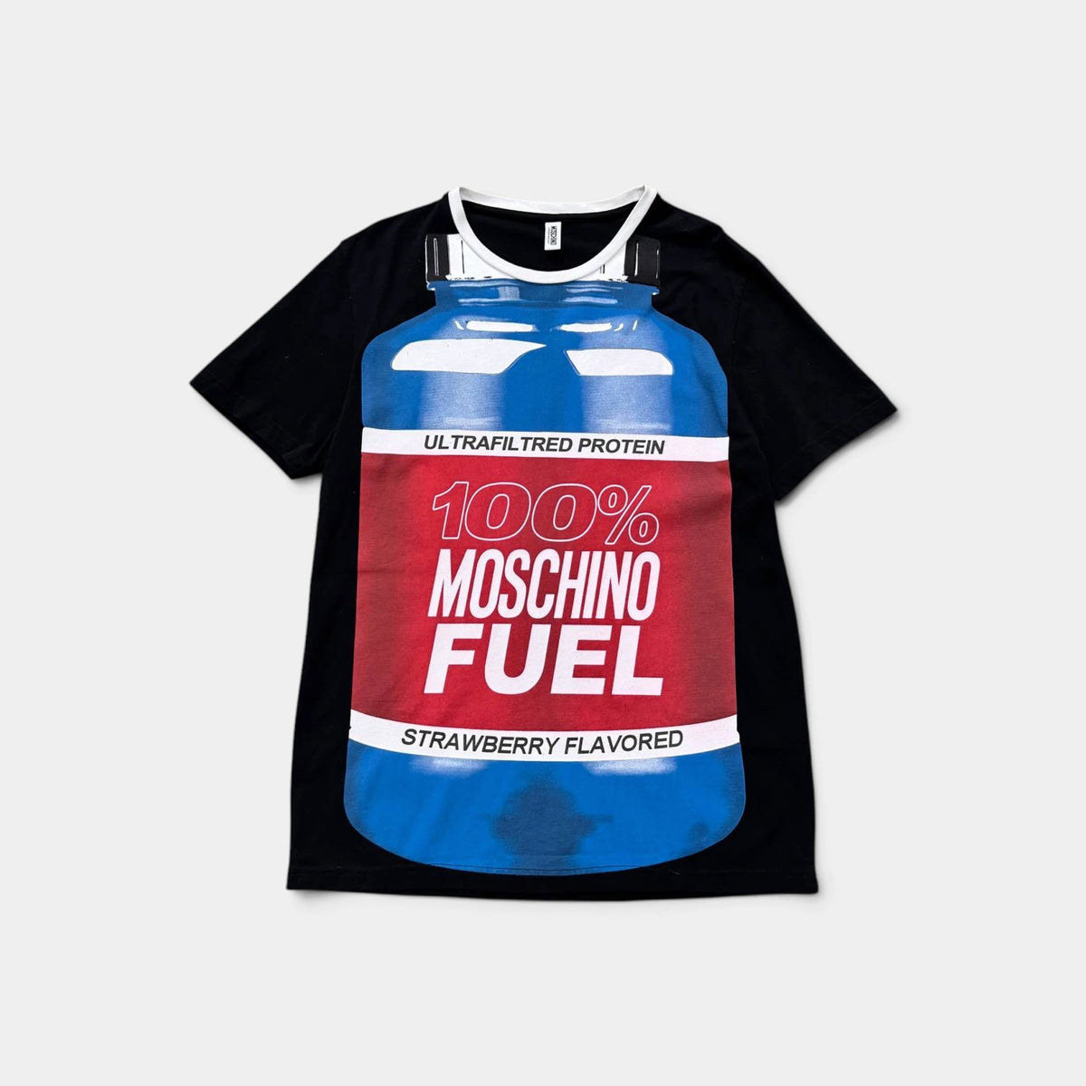 Moschino Protein Tub Graphic by Jeremy Scott T-Shirt