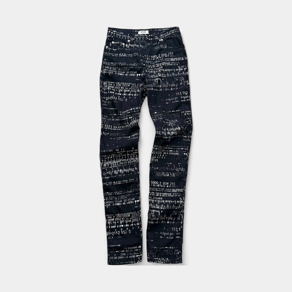 Moschino Numbers Print Skinny Pants
