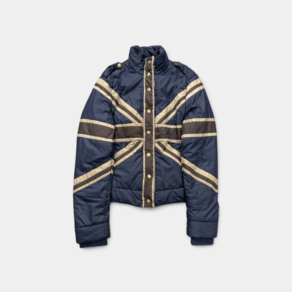 Moschino Union Jack Light Puffer Jacket