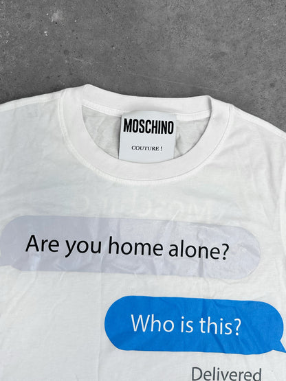 Moschino "Are you home alone?" Tee (S)
