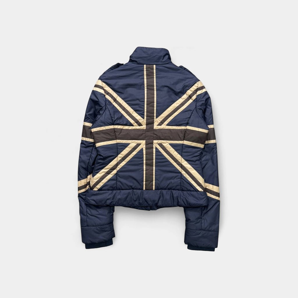 Moschino Union Jack Light Puffer Jacket