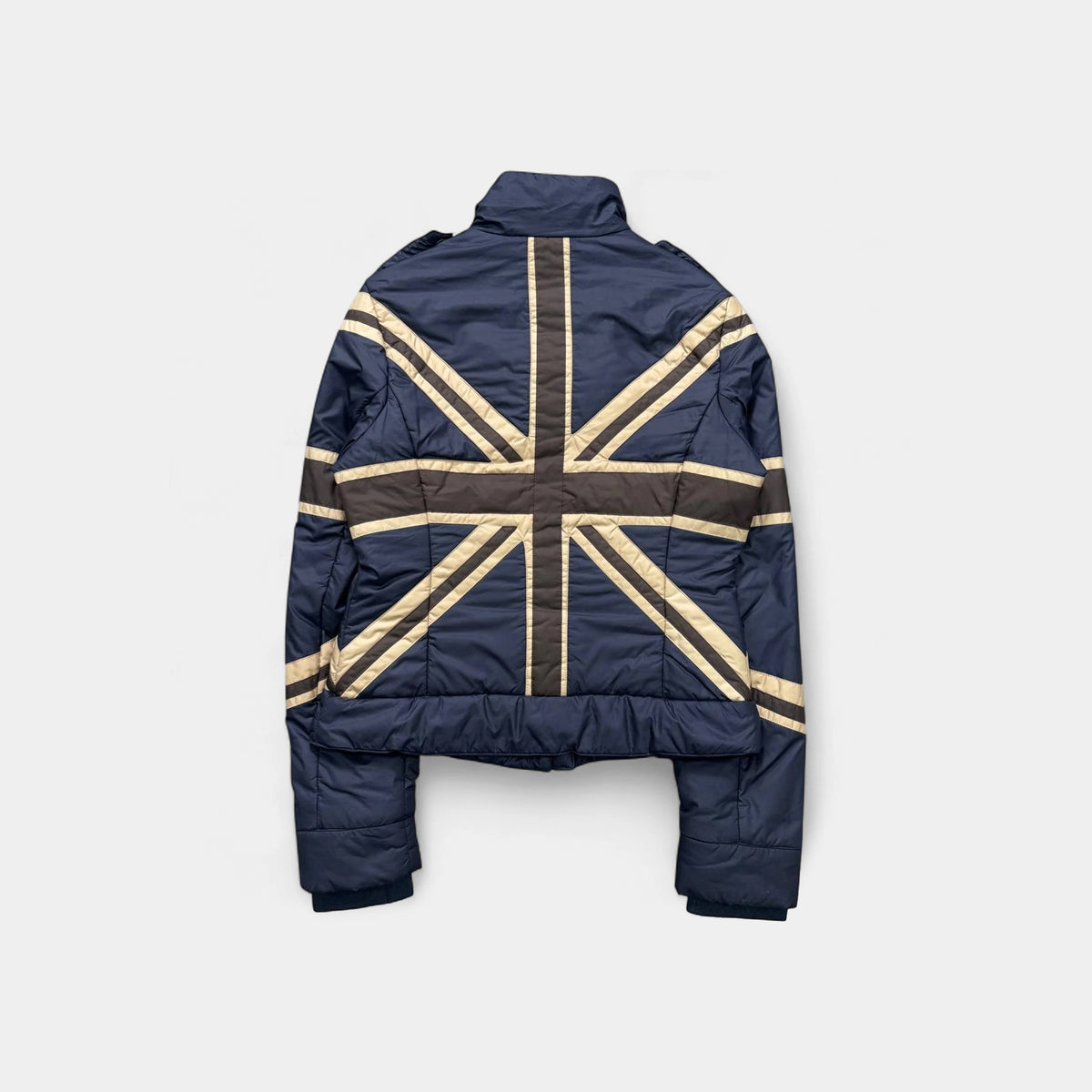 Moschino Union Jack Light Puffer Jacket