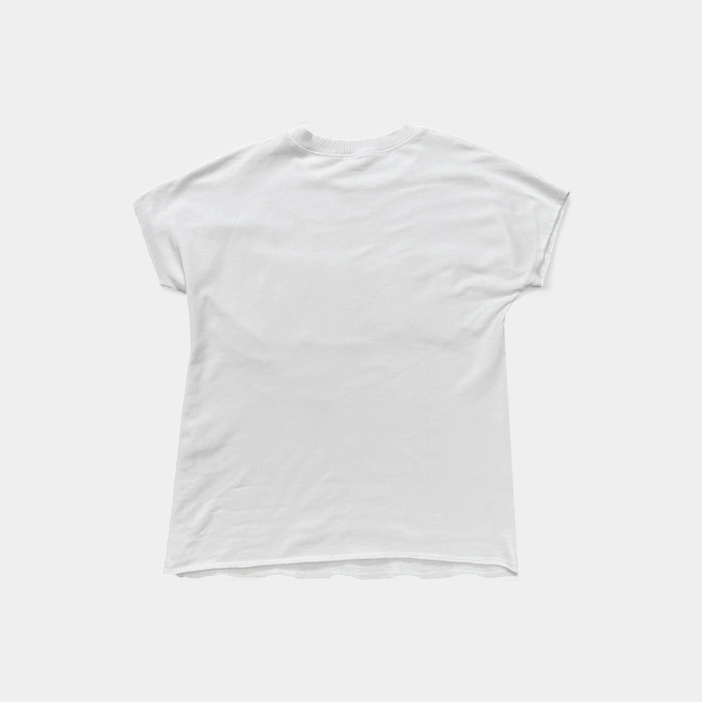 Love Moschino 2010s American Flag Appliqué Short-Sleeve Jersey White