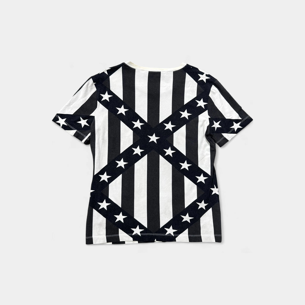 Love Moschino Stars & Stripes All-Over Print T-Shirt
