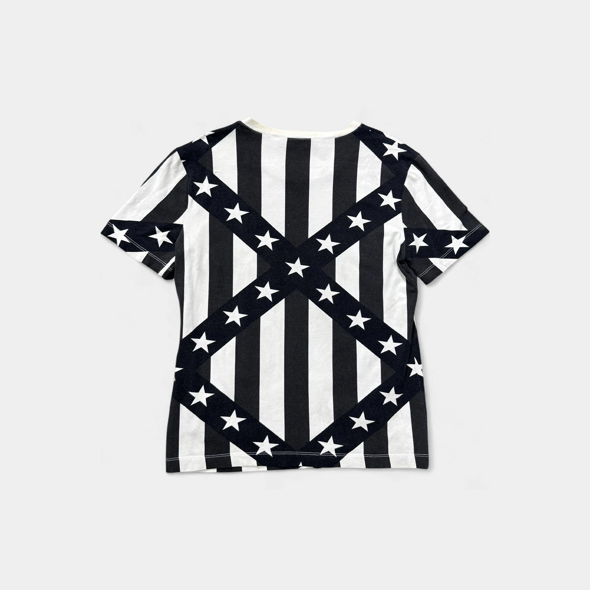 Love Moschino Stars & Stripes All-Over Print T-Shirt